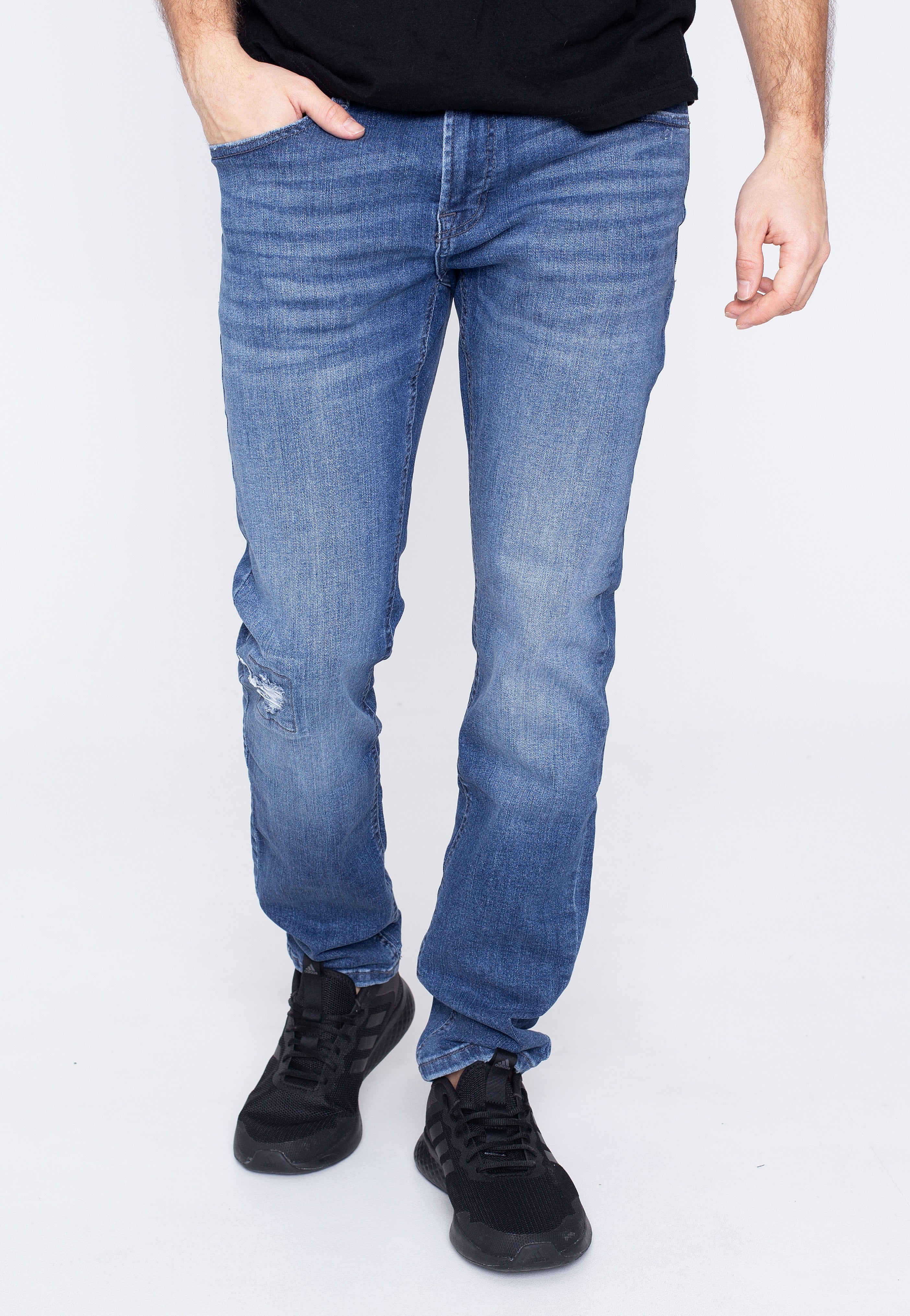 Only & Sons - Loom Mid Blue Slim Blue Denim - Jeans | Men-Image