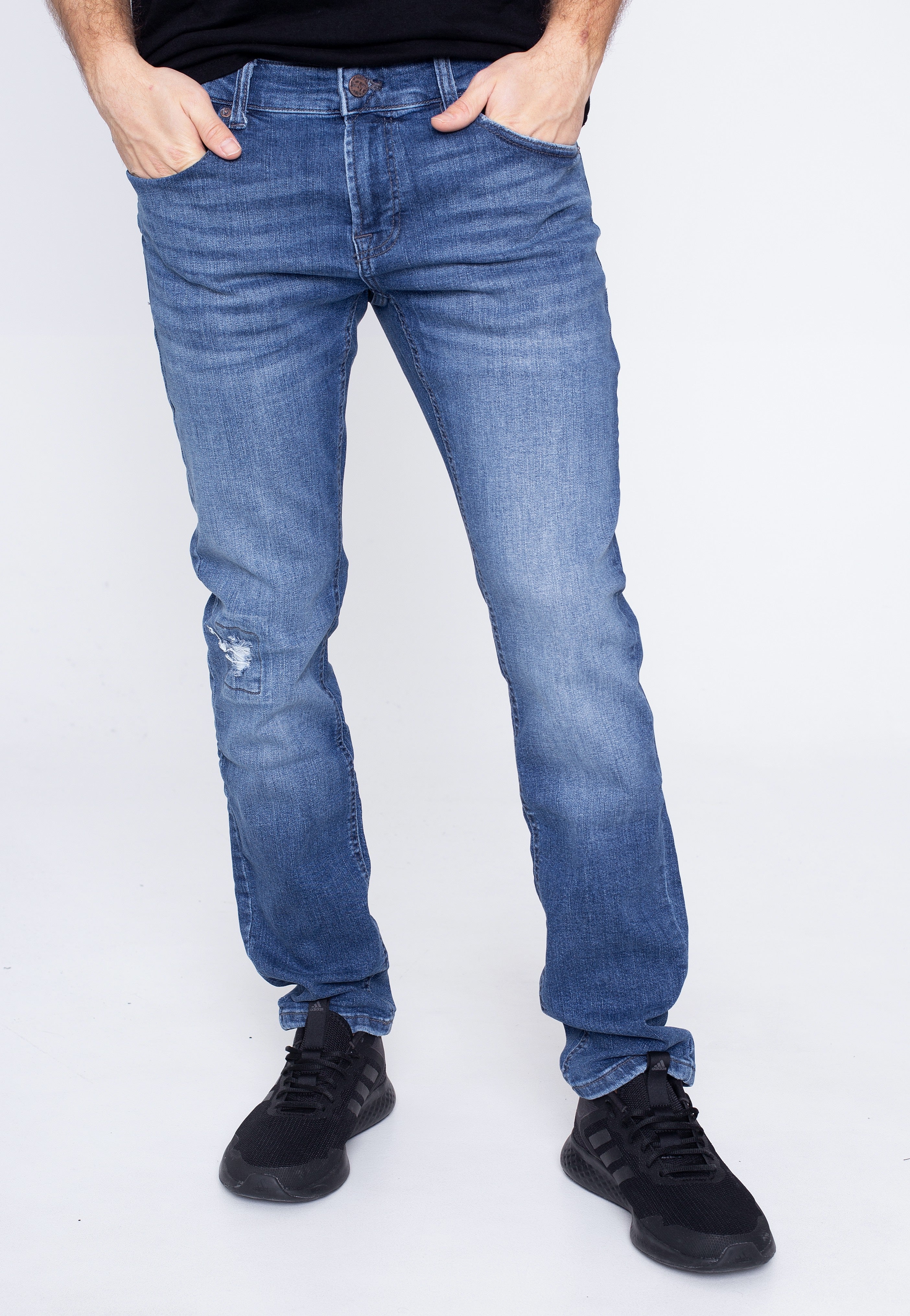 Only & Sons - Loom Mid Blue Slim Blue Denim - Jeans | Men-Image