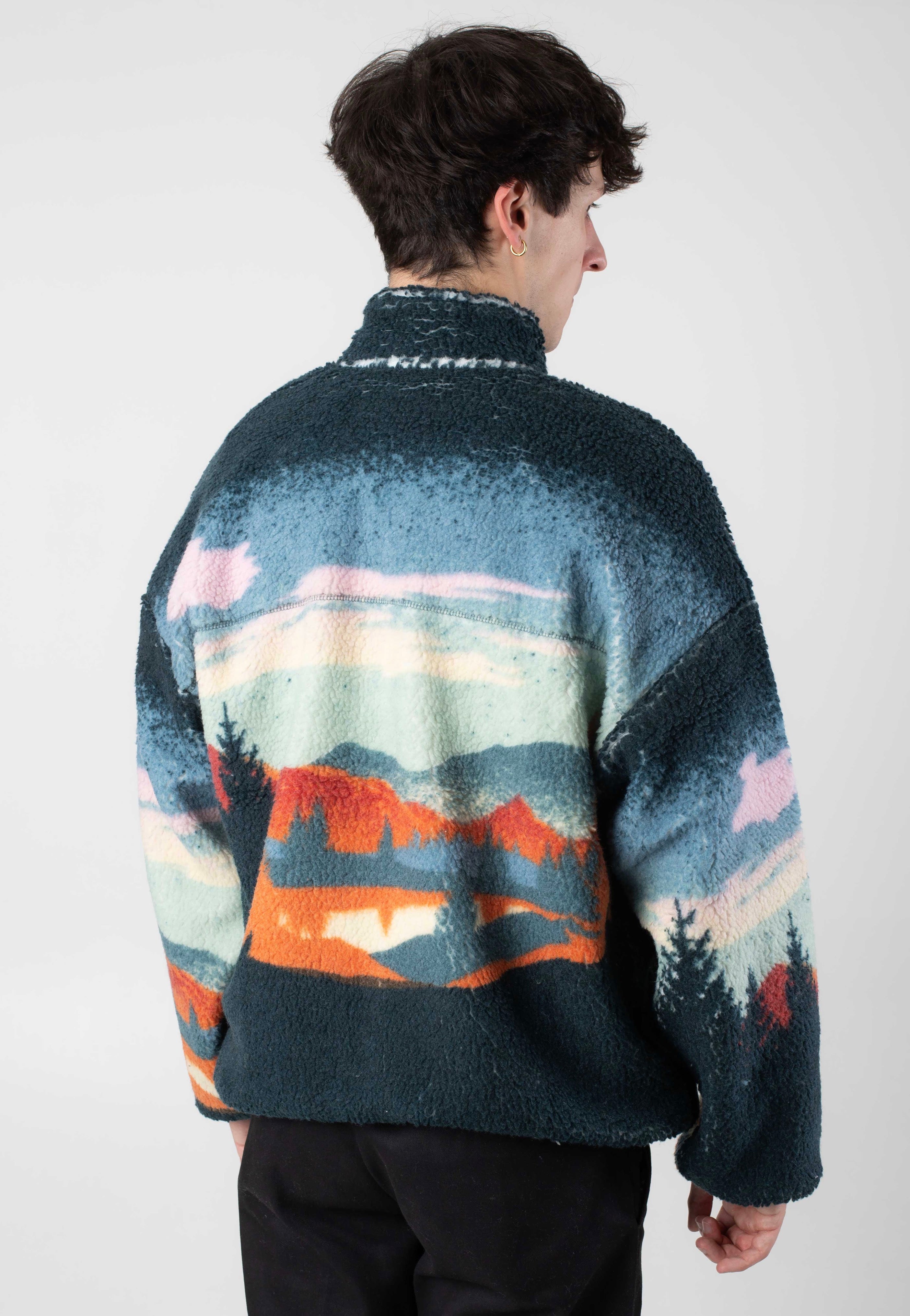 Only & Sons - Blaze Reg Full Zip High Neck Reflecting Pond - Jacket | Men-Image