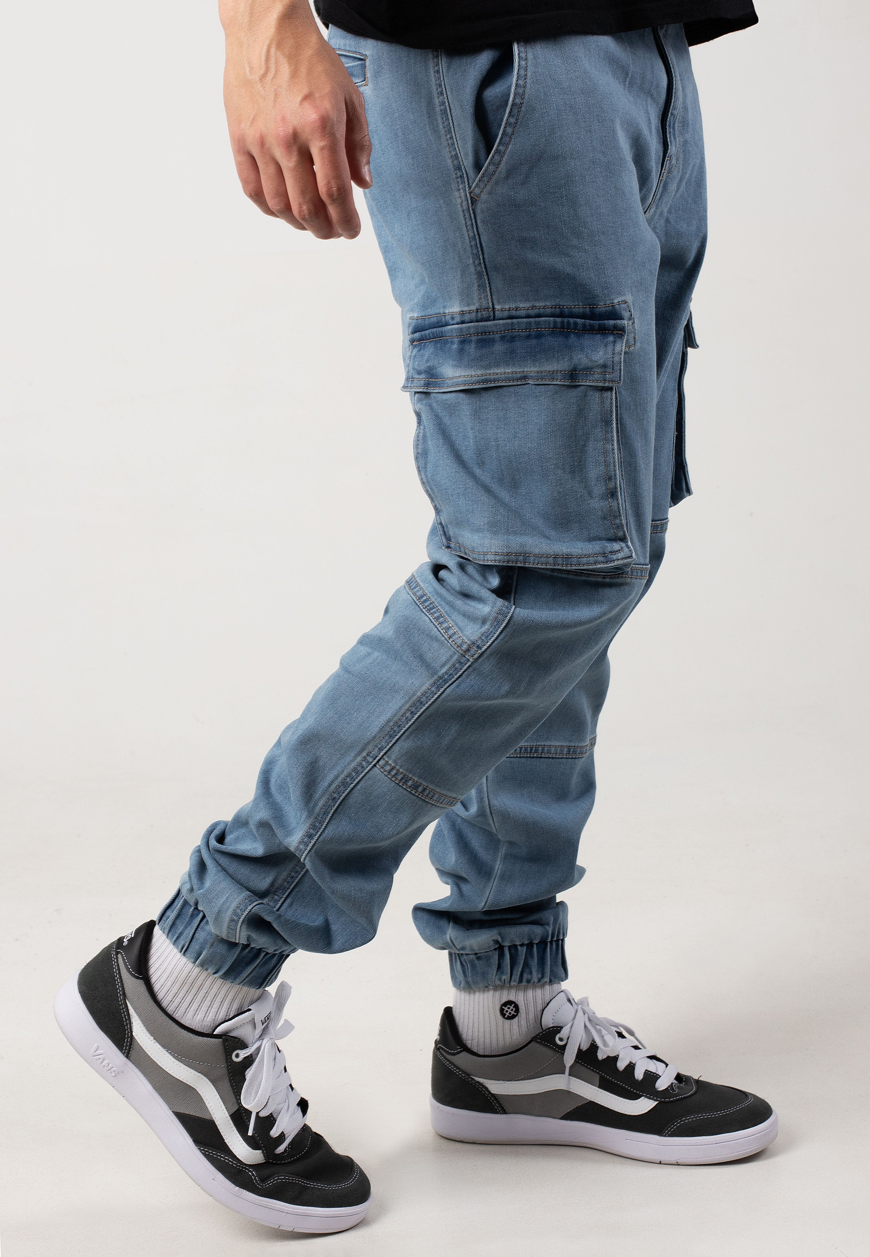 Only & Sons - Cam Stage Cargo Light Blue Denim - Jeans | Men-Image