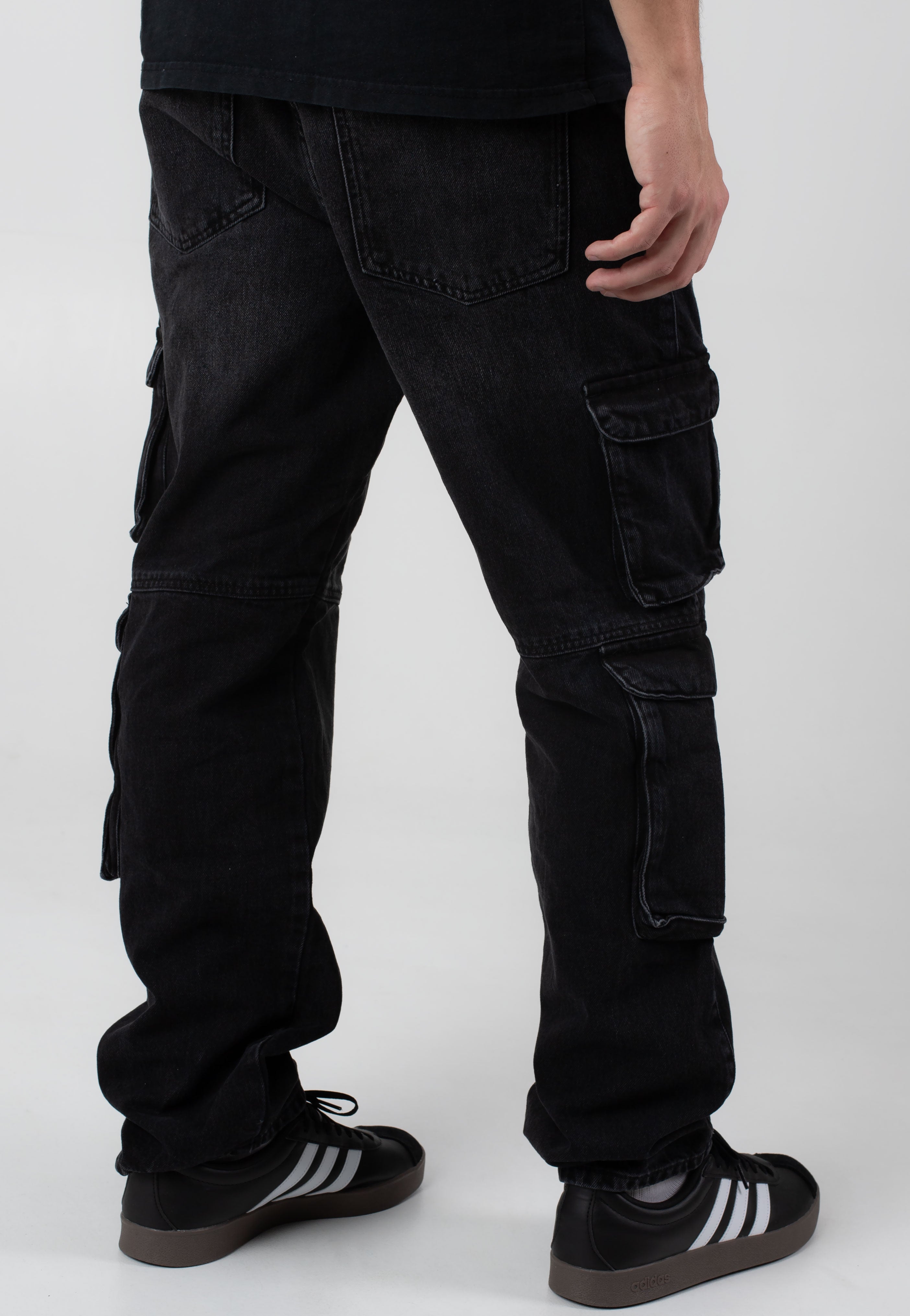 Only & Sons - Edge Str Cargo Washed Black - Jeans | Men-Image