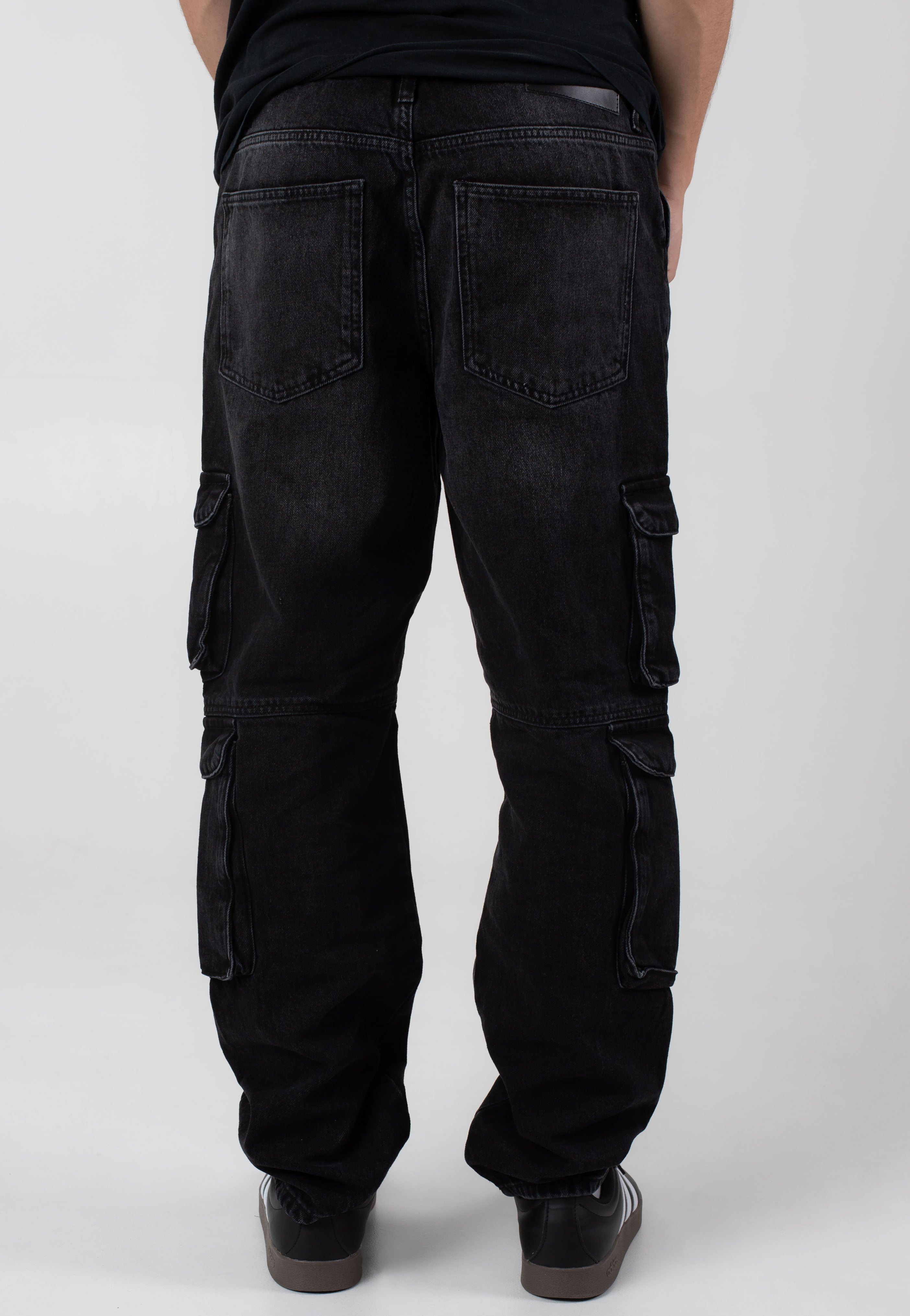 Only & Sons - Edge Str Cargo Washed Black - Jeans | Men-Image