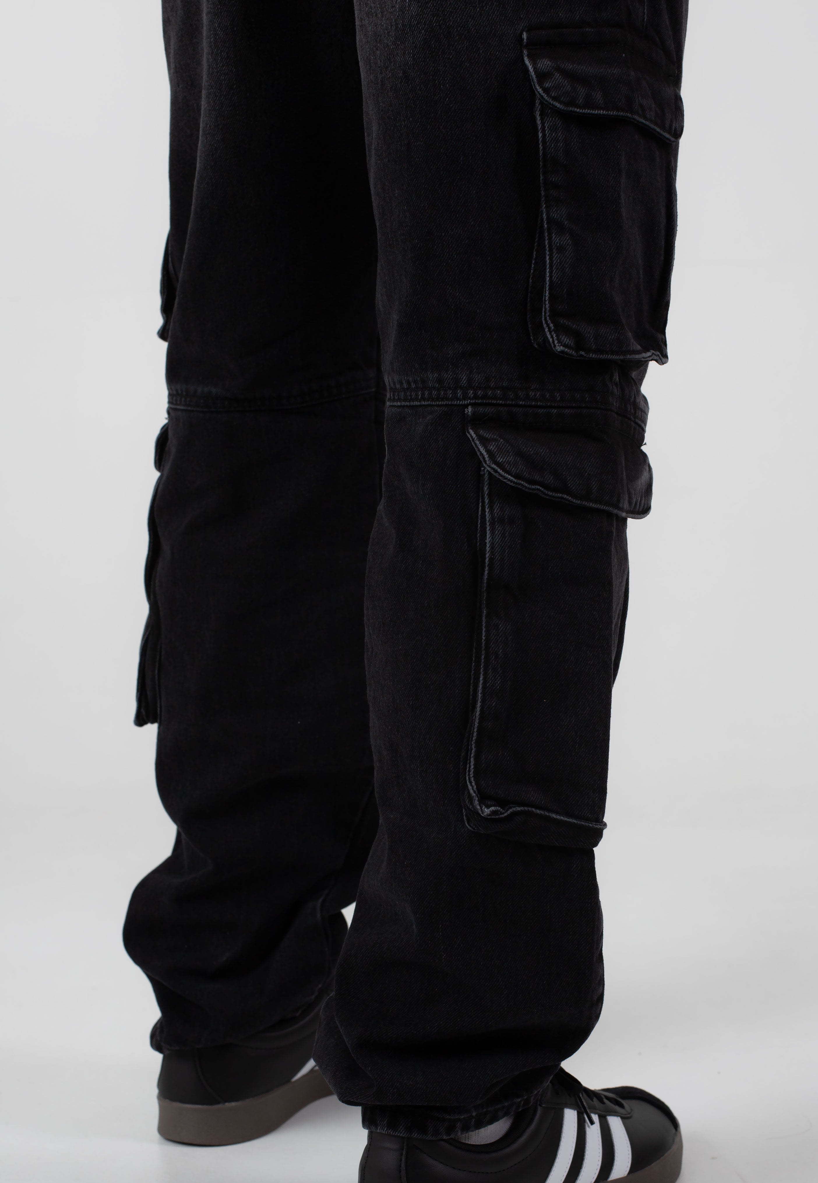 Only & Sons - Edge Str Cargo Washed Black - Jeans | Men-Image