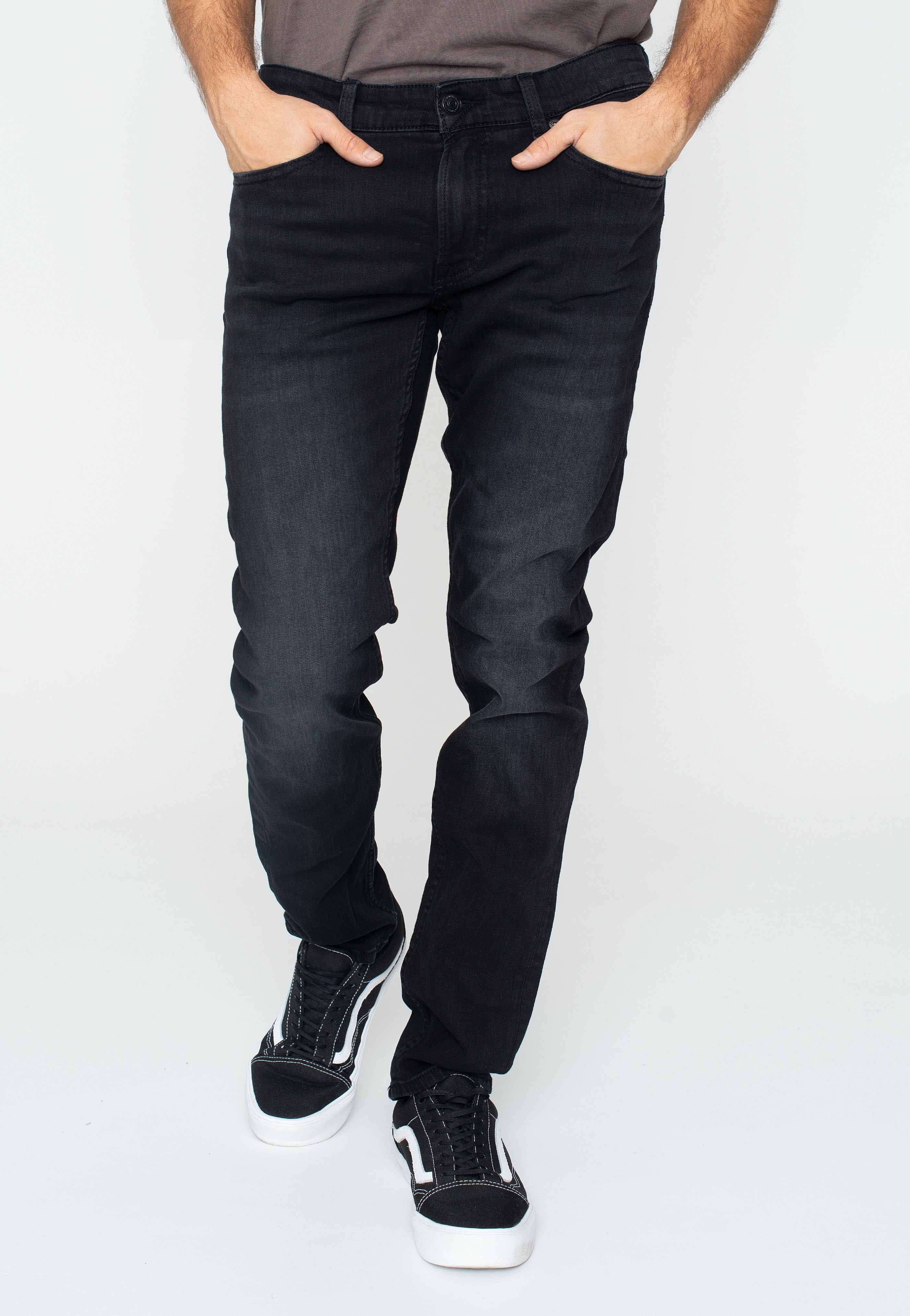 Only & Sons - Loom Slim Black Denim - Jeans | Men-Image