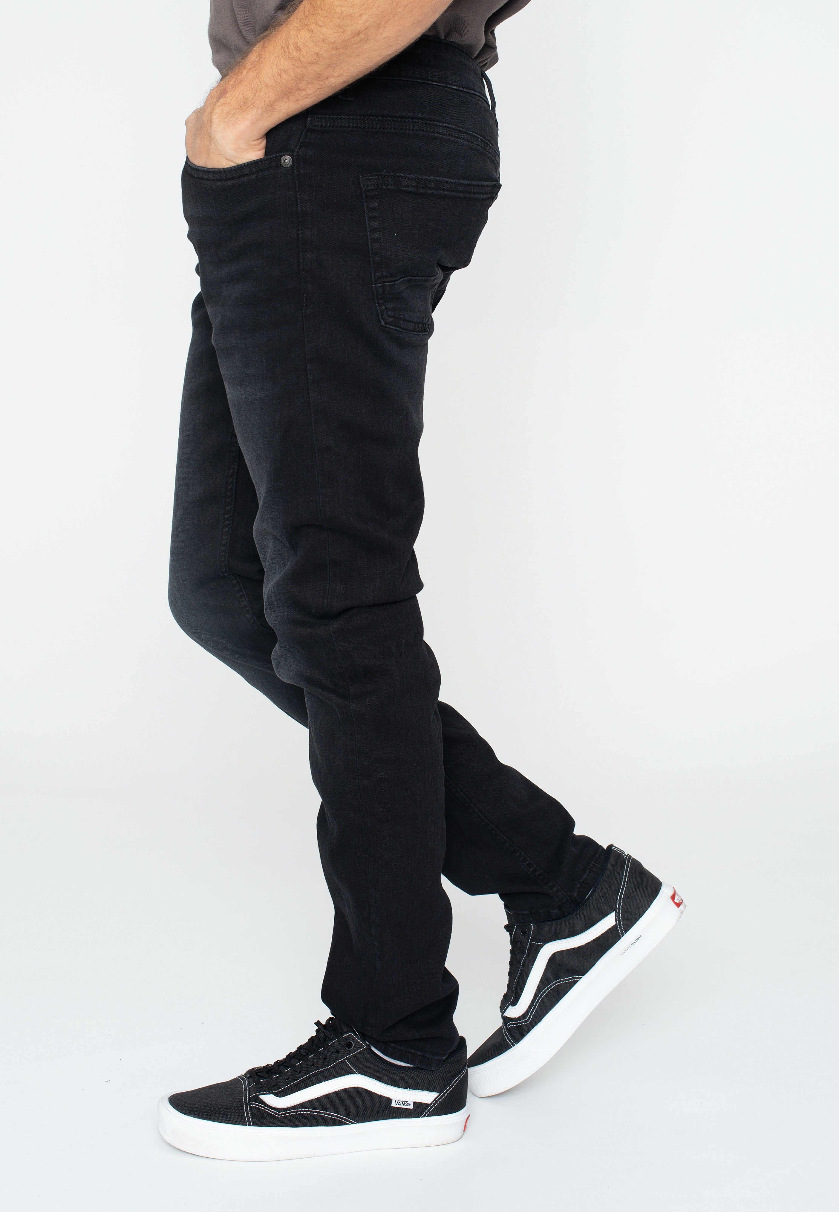 Only & Sons - Loom Slim Black Denim - Jeans | Men-Image