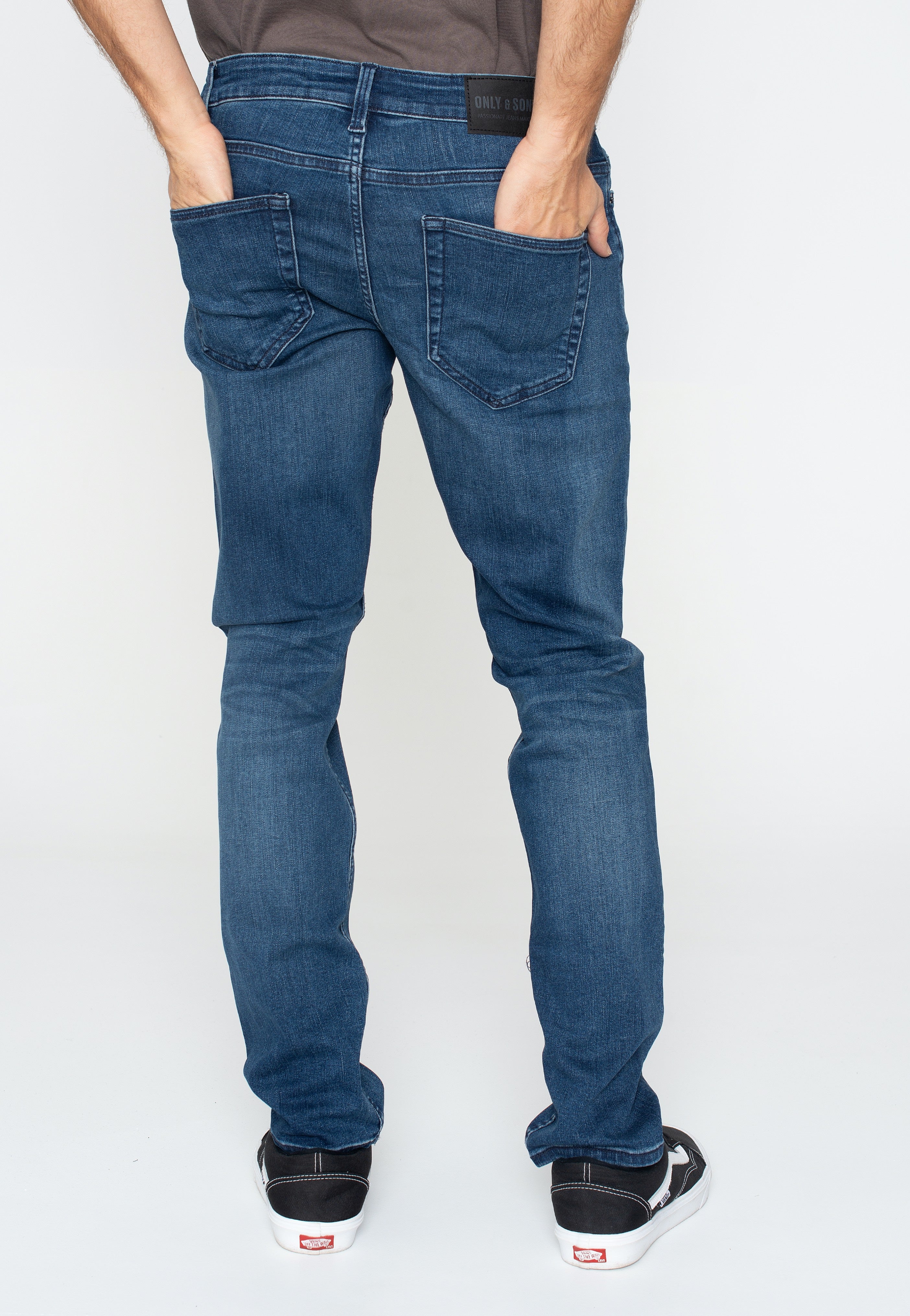 Only & Sons - Loom Slim Blue Black Denim - Jeans | Men-Image