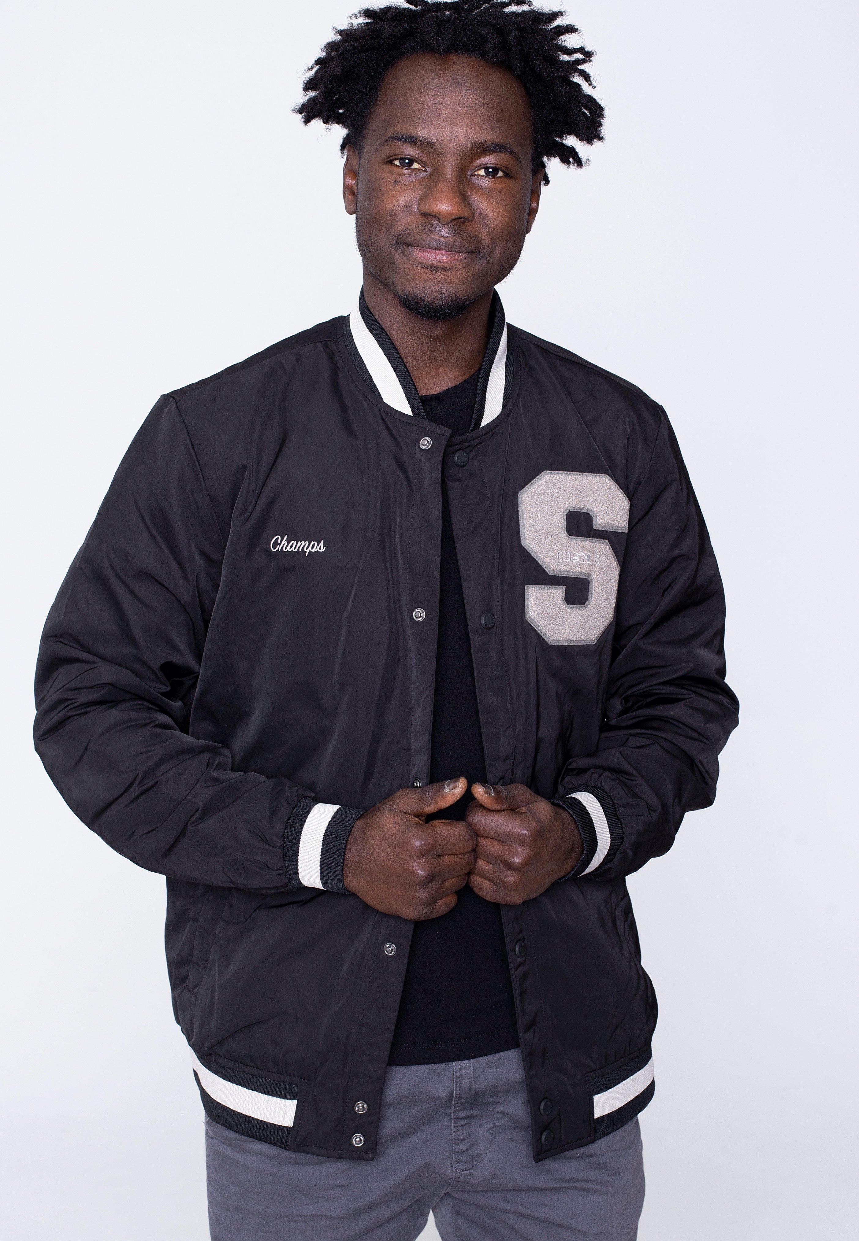 Only & Sons - Ace Varsity Black - Jacket | Men-Image