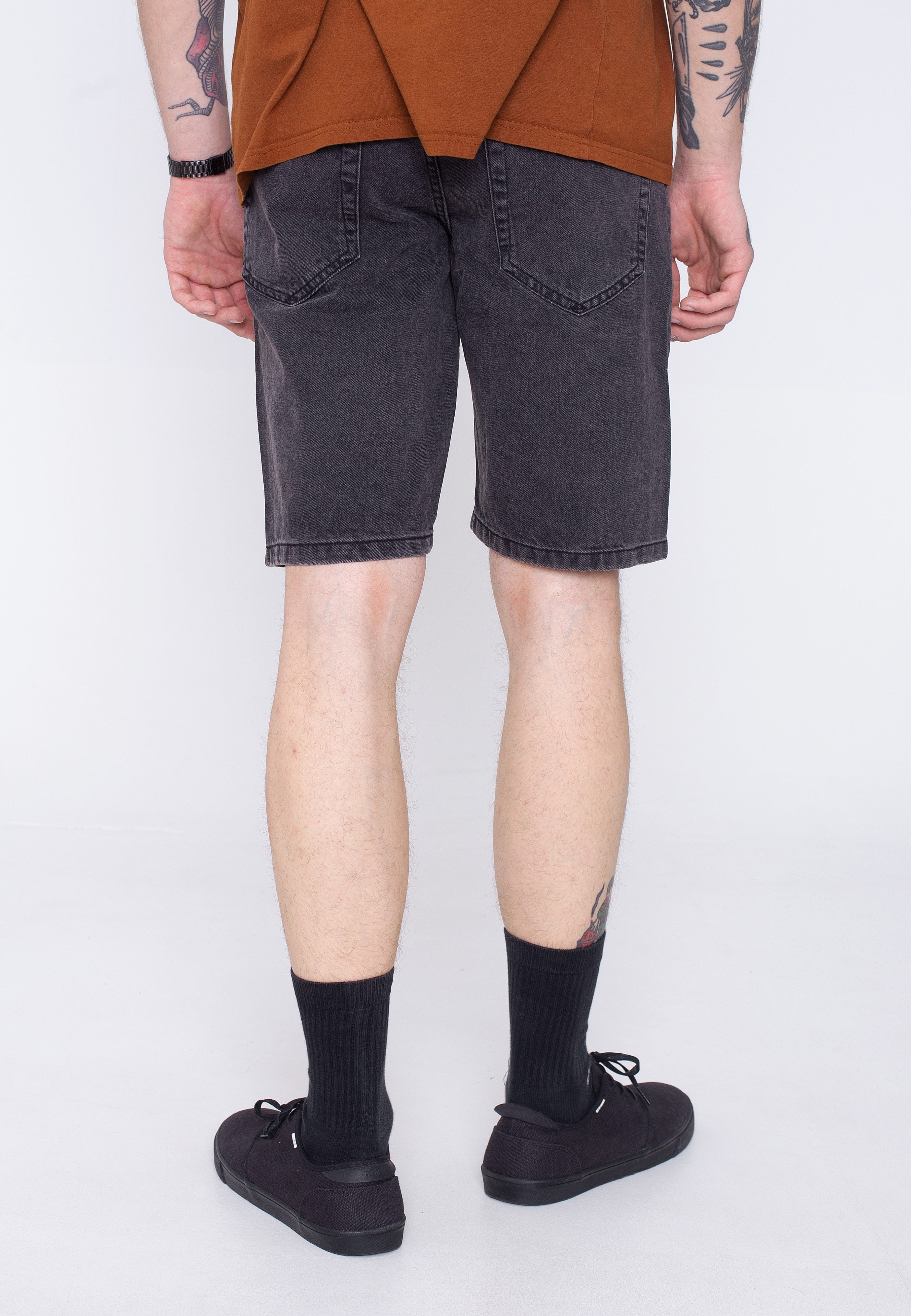 Only & Sons - Avi Black Denim - Shorts | Men-Image