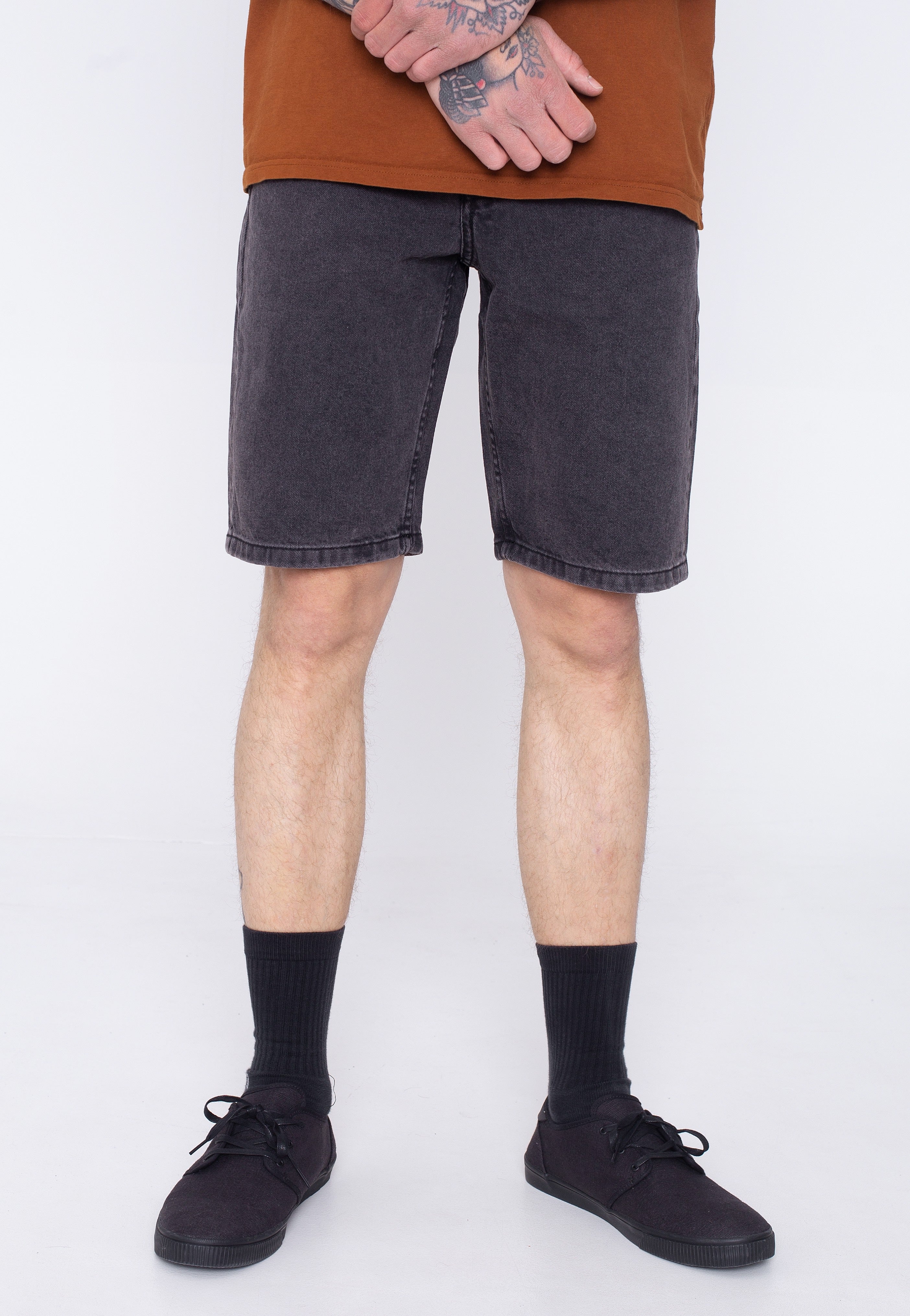 Only & Sons - Avi Black Denim - Shorts | Men-Image