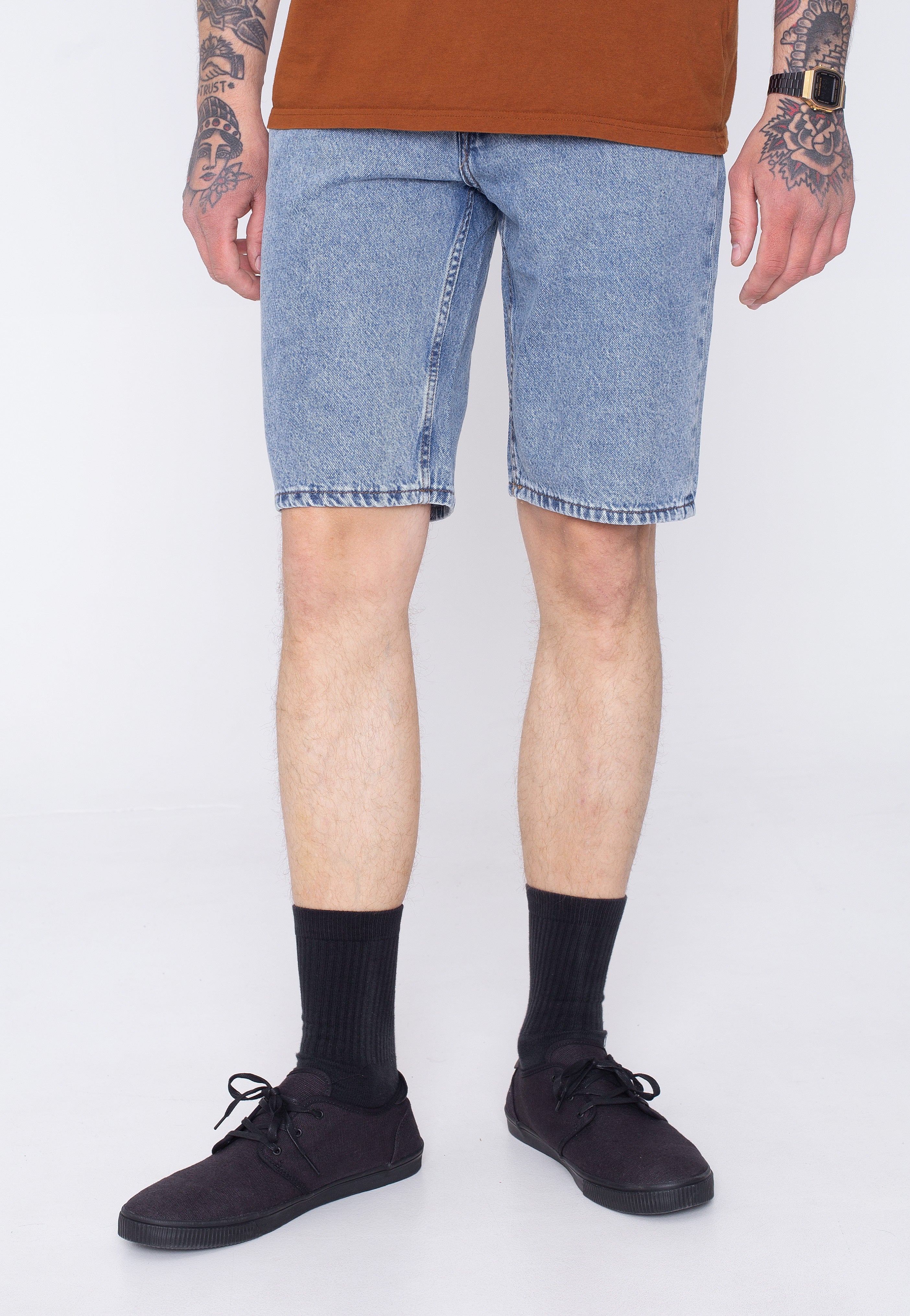 Only & Sons - Avi Blue Denim - Shorts | Men-Image