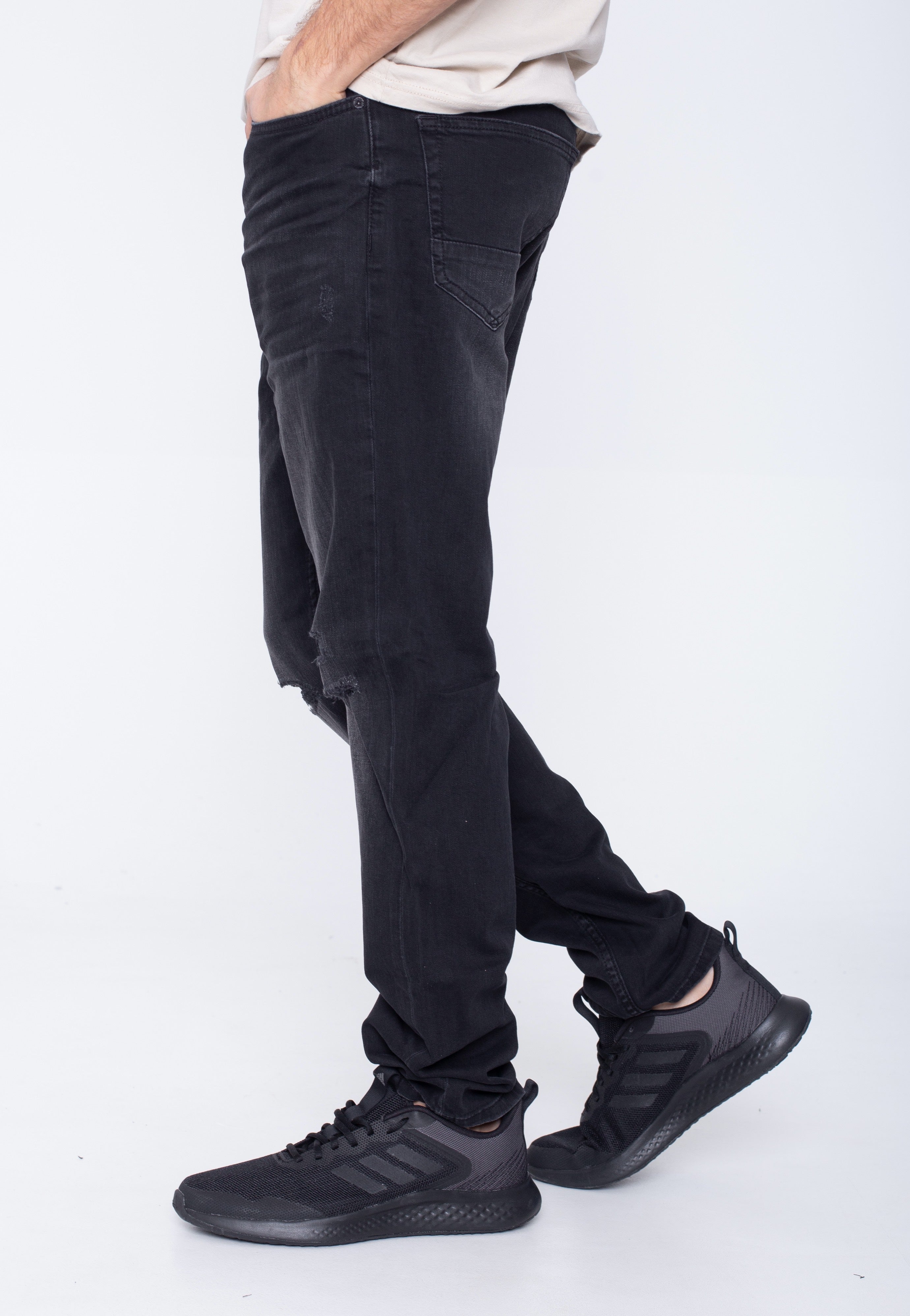 Only & Sons - Draper Life Tap Black Denim - Jeans | Men-Image
