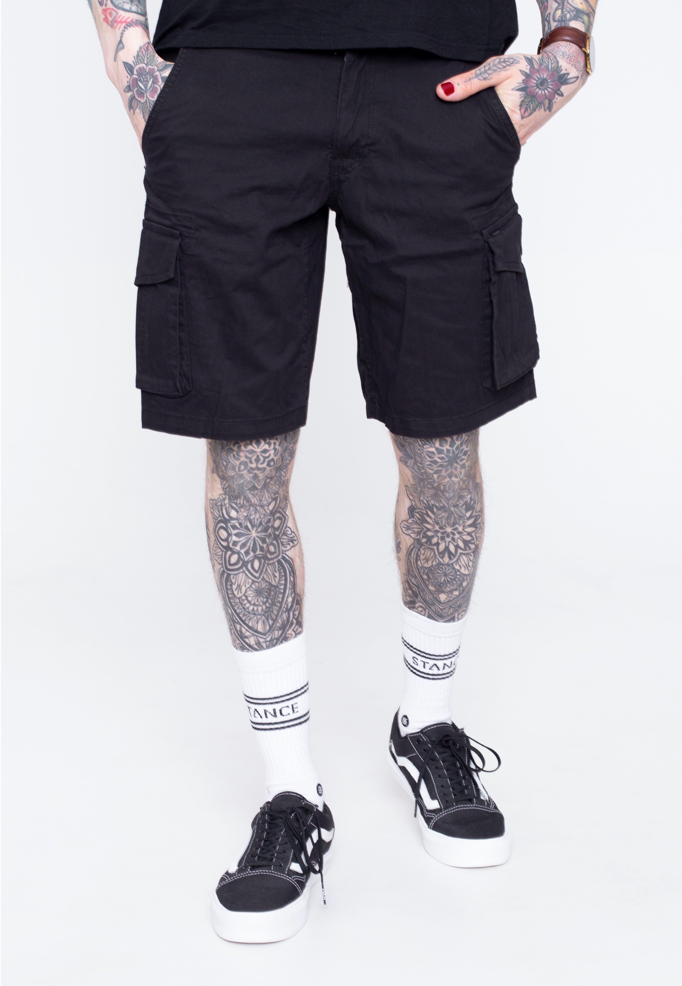 Only & Sons - Mike Cargo Black - Shorts | Men-Image
