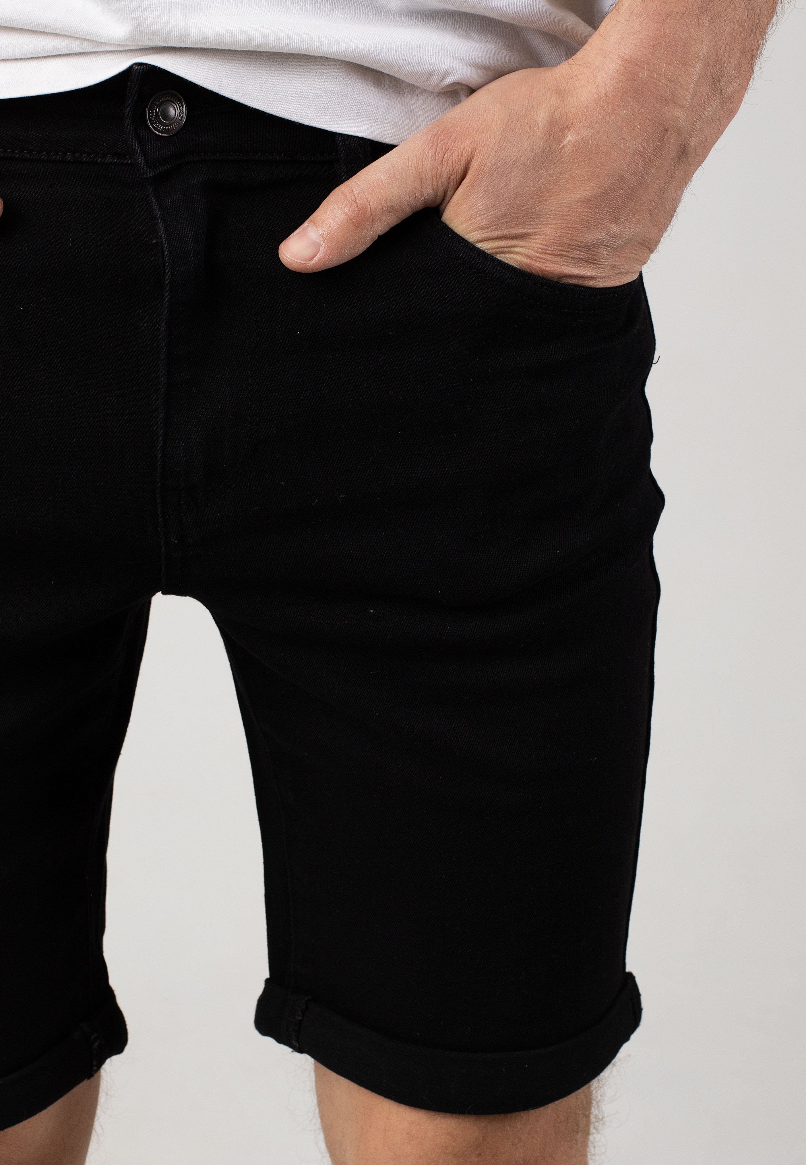 Only & Sons - Ply Black Denim - Shorts | Men-Image