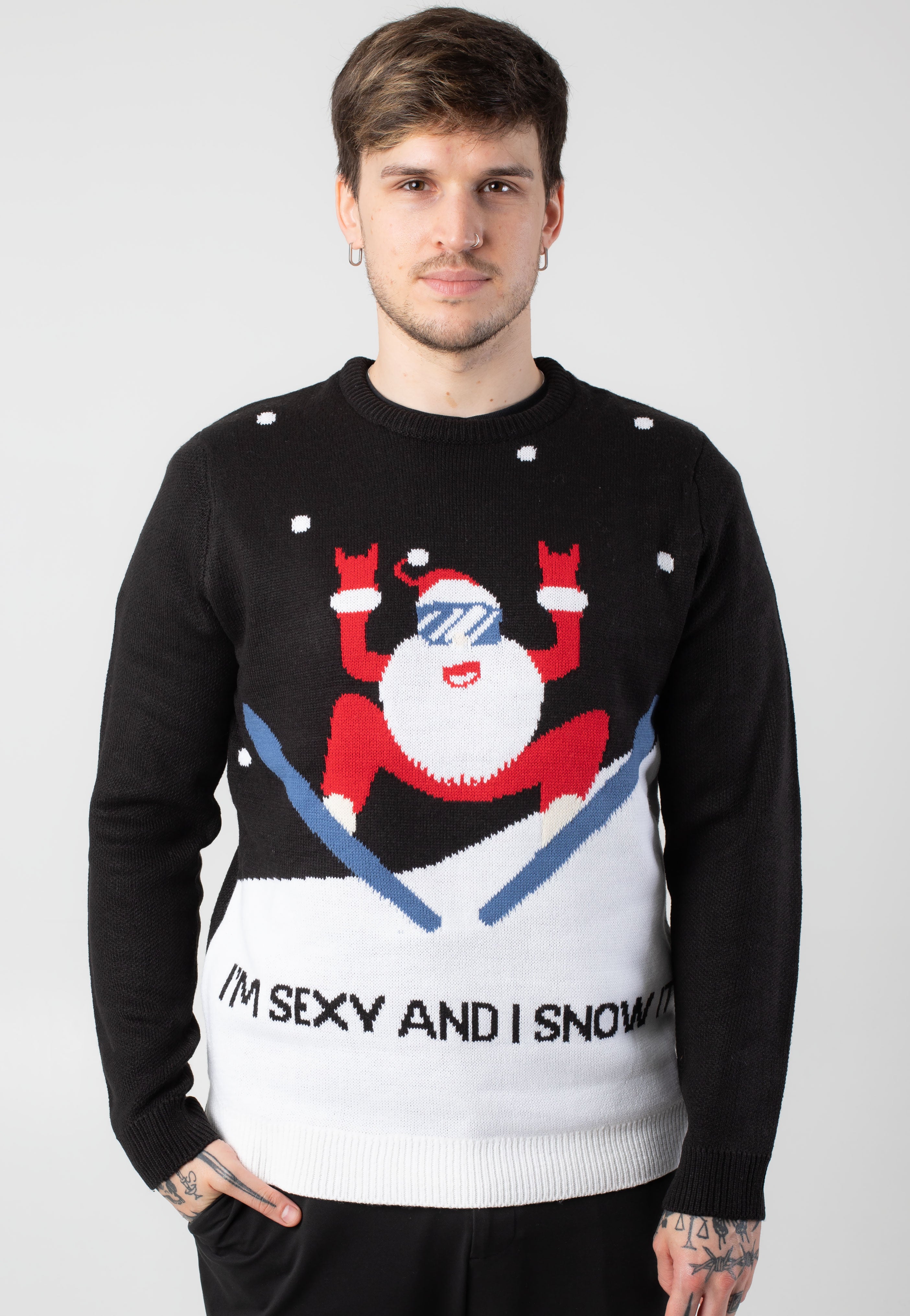 Only & Sons - Xmas Reg 5 Placement Black Skiing - Pullover | Men-Image