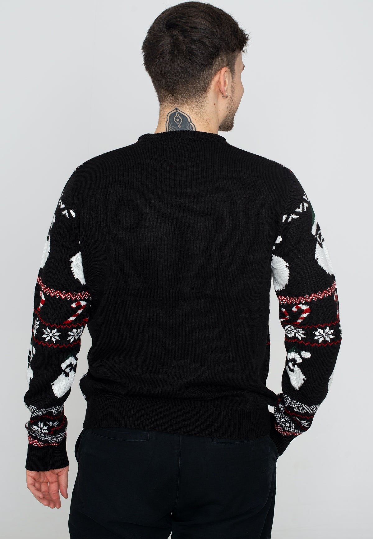 Only & Sons Xmas Santa Jaq Reg Black Pullover