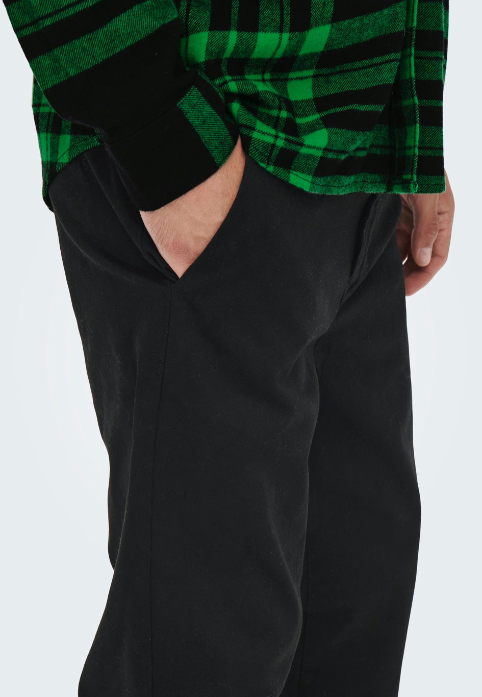 Only & Sons - Kent Cropped Black - Pants | Men-Image