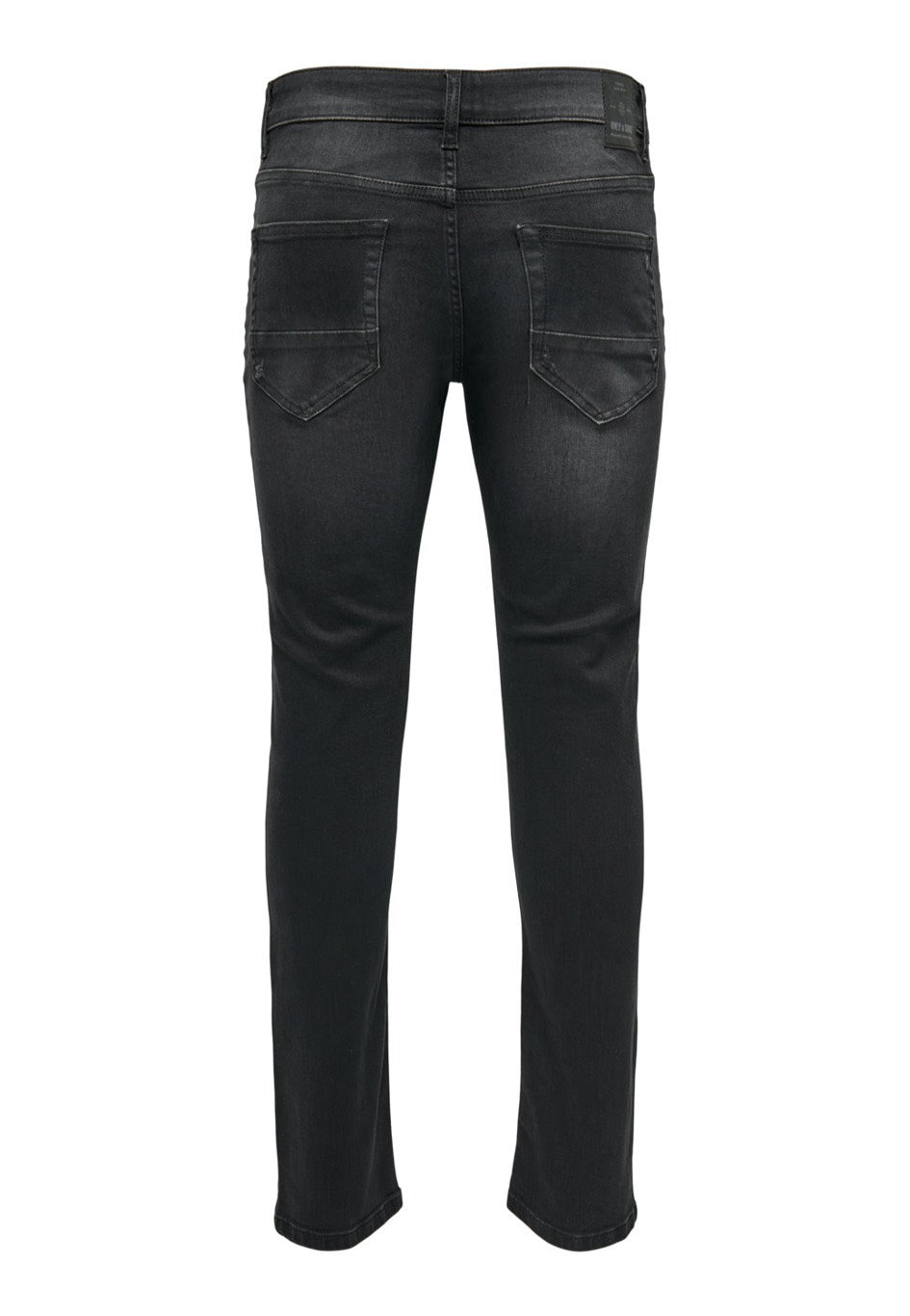Only & Sons - Loom Slim Damage Black Denim - Jeans | Men-Image