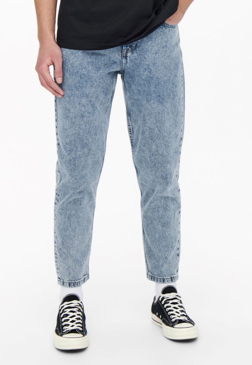 Only & Sons - Avi Beam Light Blue Blue Denim - Jeans | Men-Image