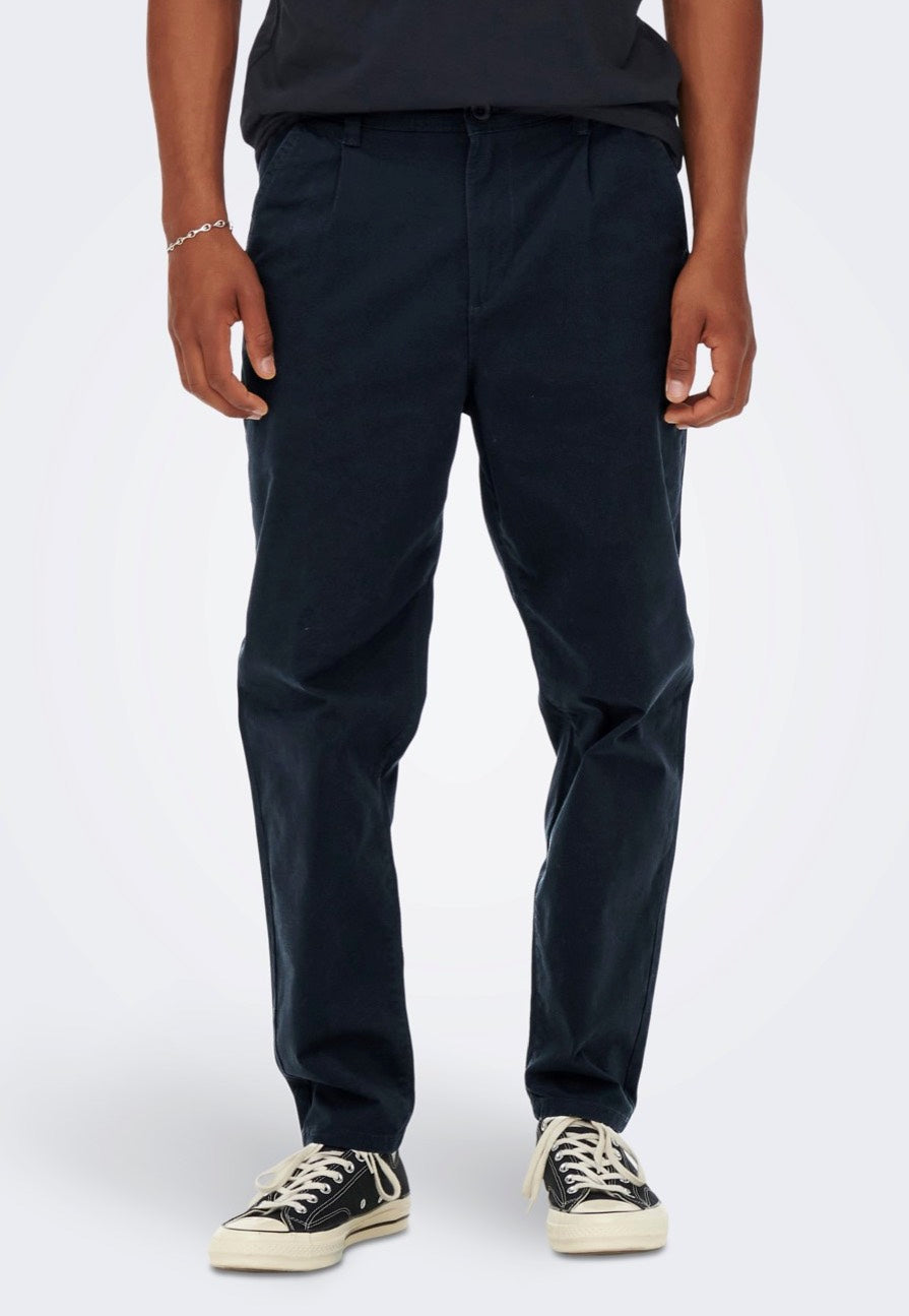 Only & Sons - Cam Dew Dark Navy - Pants | Men-Image