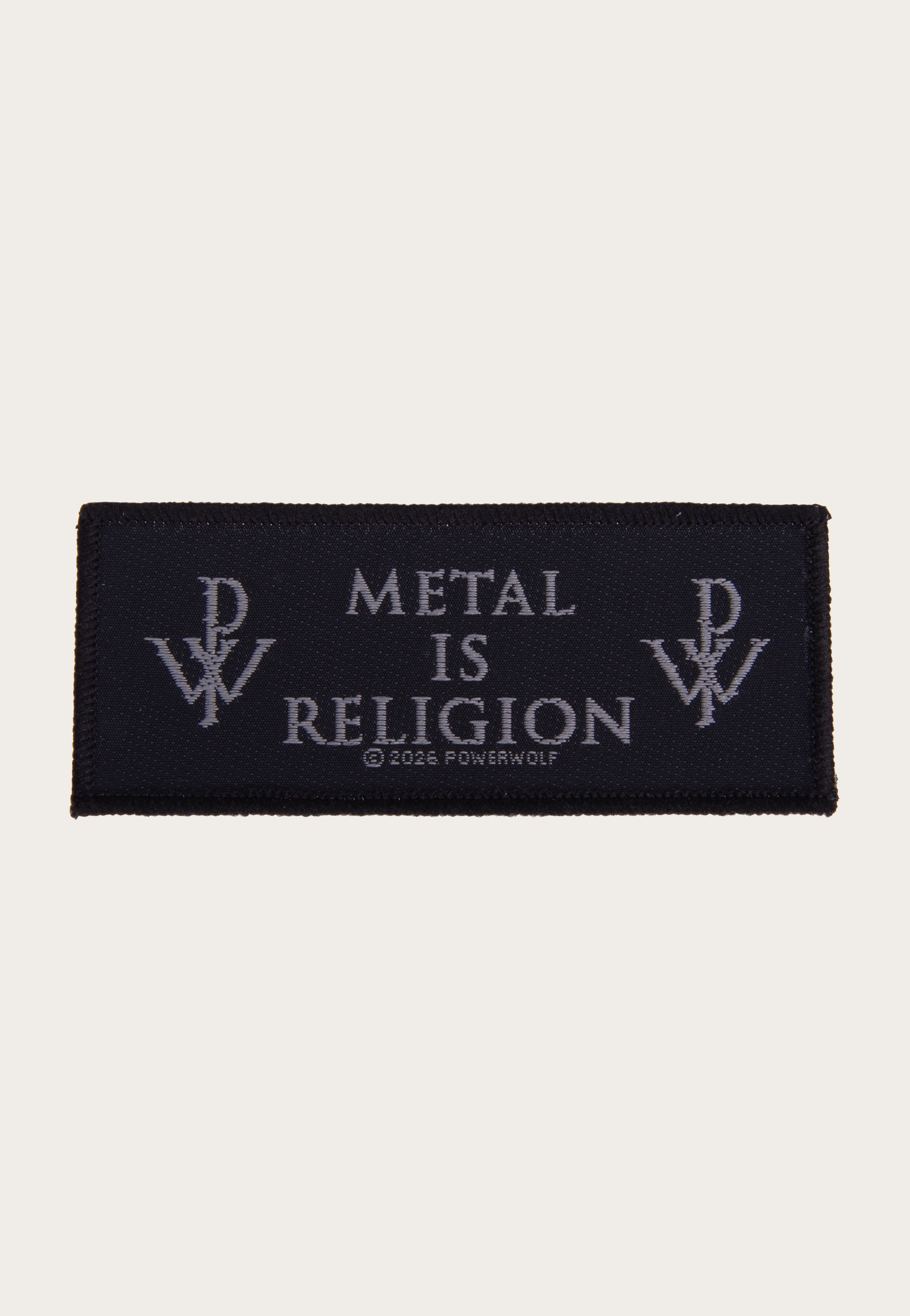Powerwolf Metal Is Religion Aufnäher