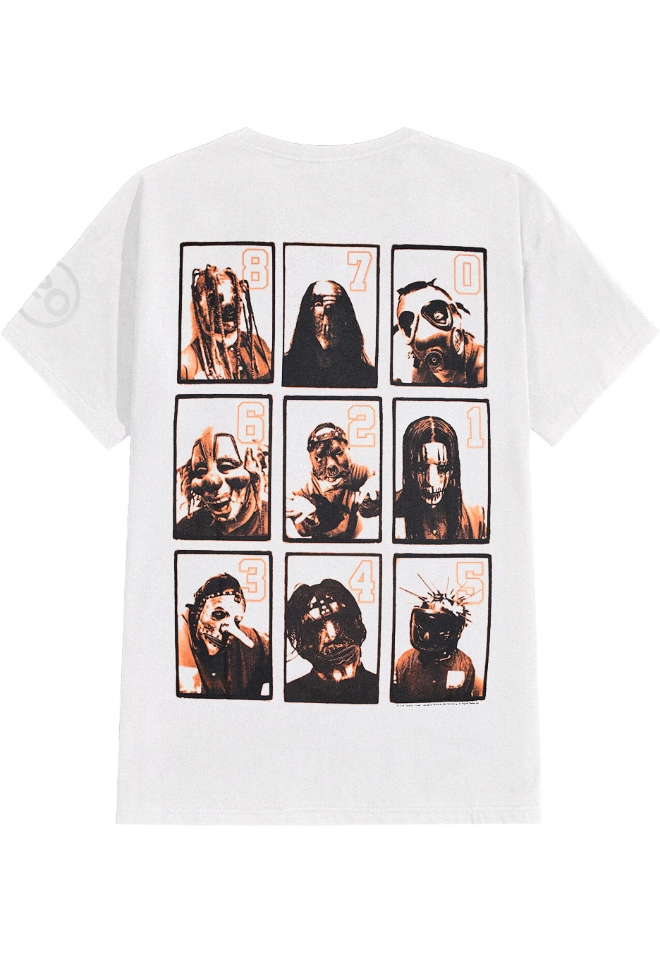 Slipknot - 20th Anniversary Card White - T-Shirt | Neutral-Image