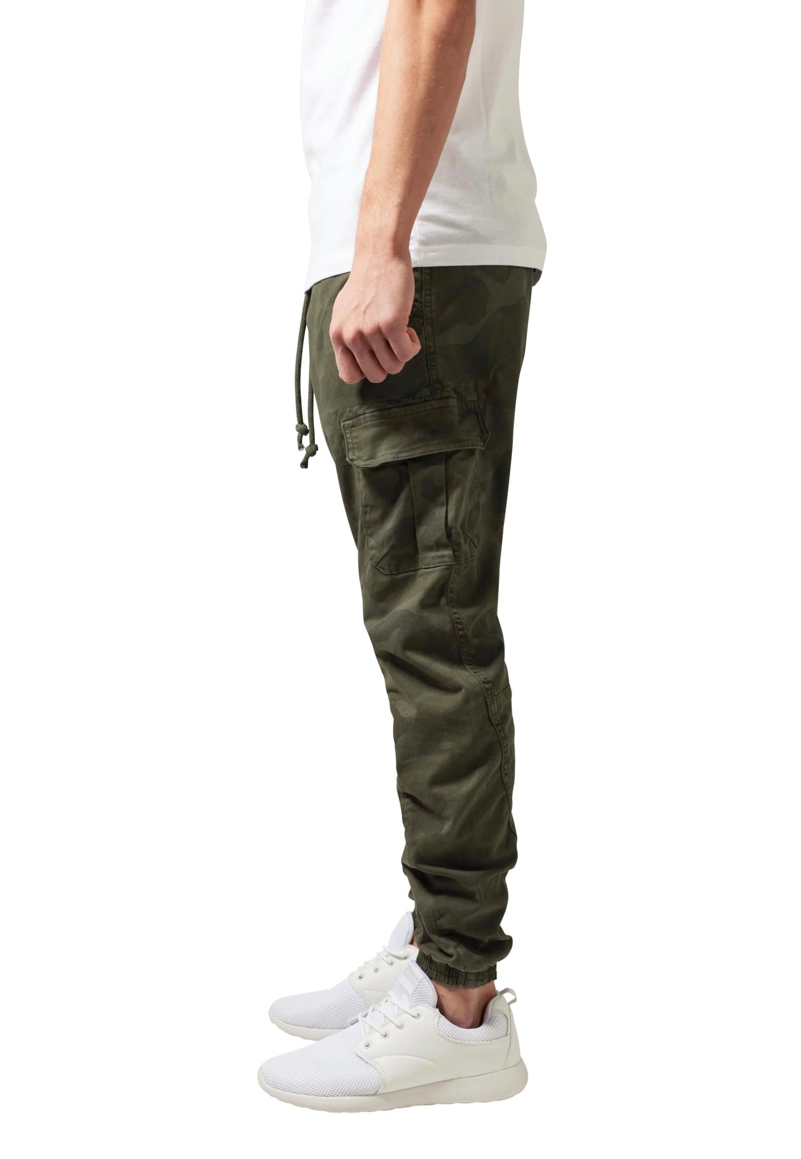 Urban Classics - Camo Cargo Olive Camouflage - Pants | Men-Image