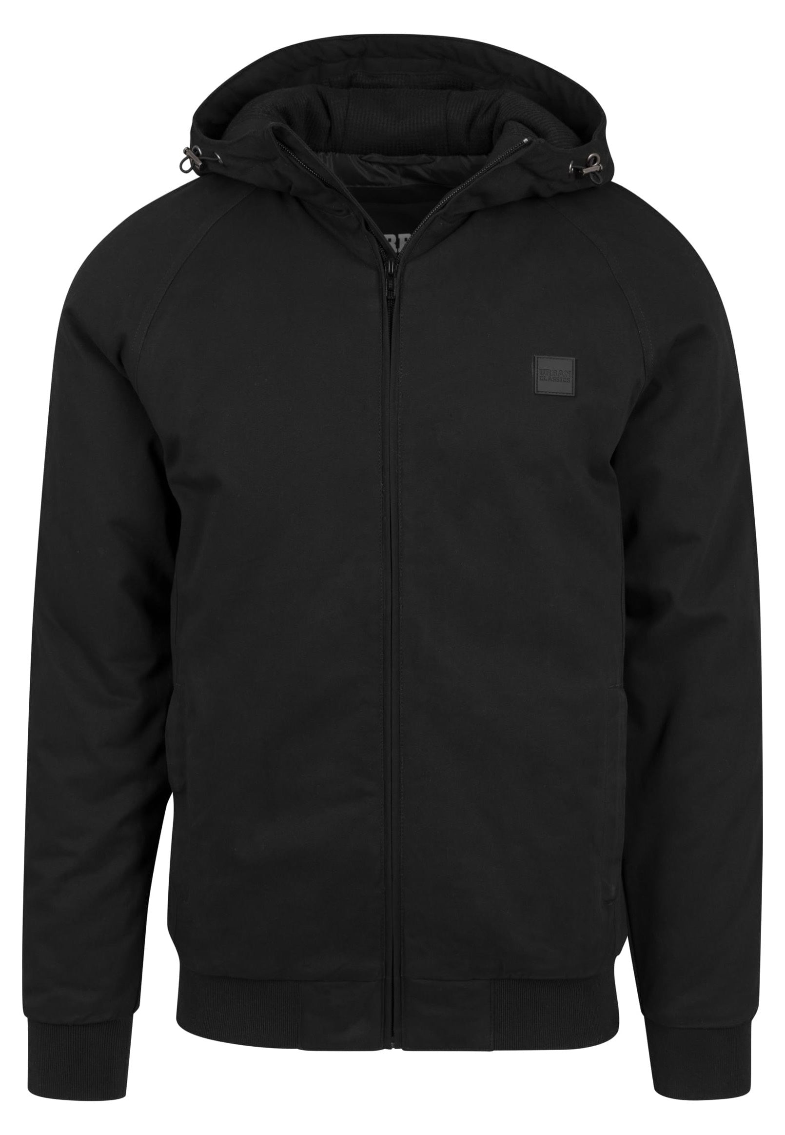 Urban Classics - Hooded Cotton Black - Jacket | Men-Image