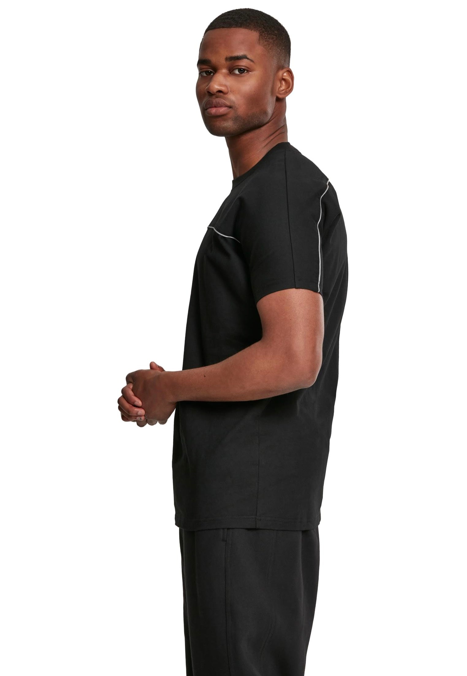 Urban Classics - Reflective Tee Black - T-Shirt | Men-Image