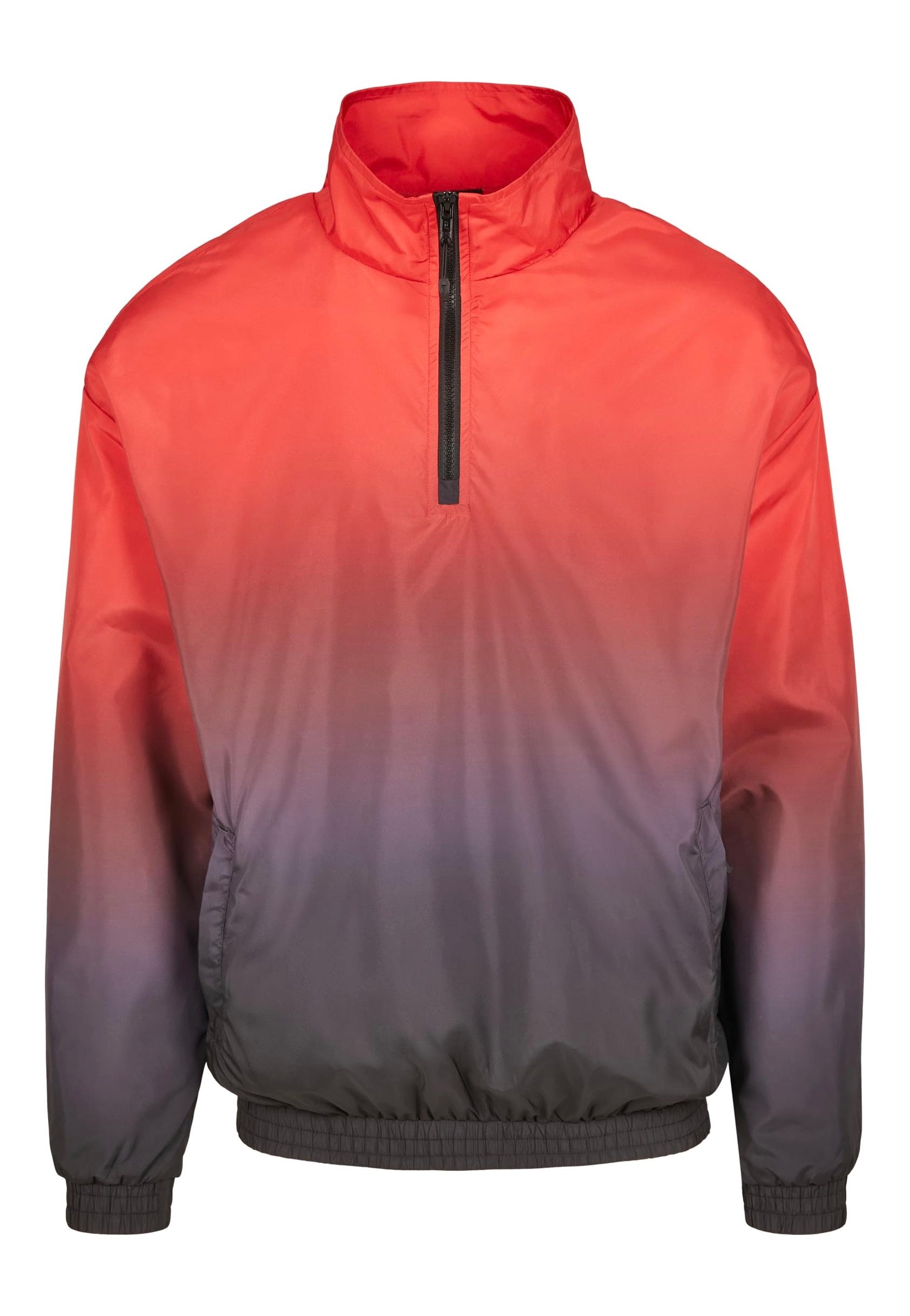 Urban Classics - Gradient Pull Over Jacket Black/Red - Jacket | Men-Image