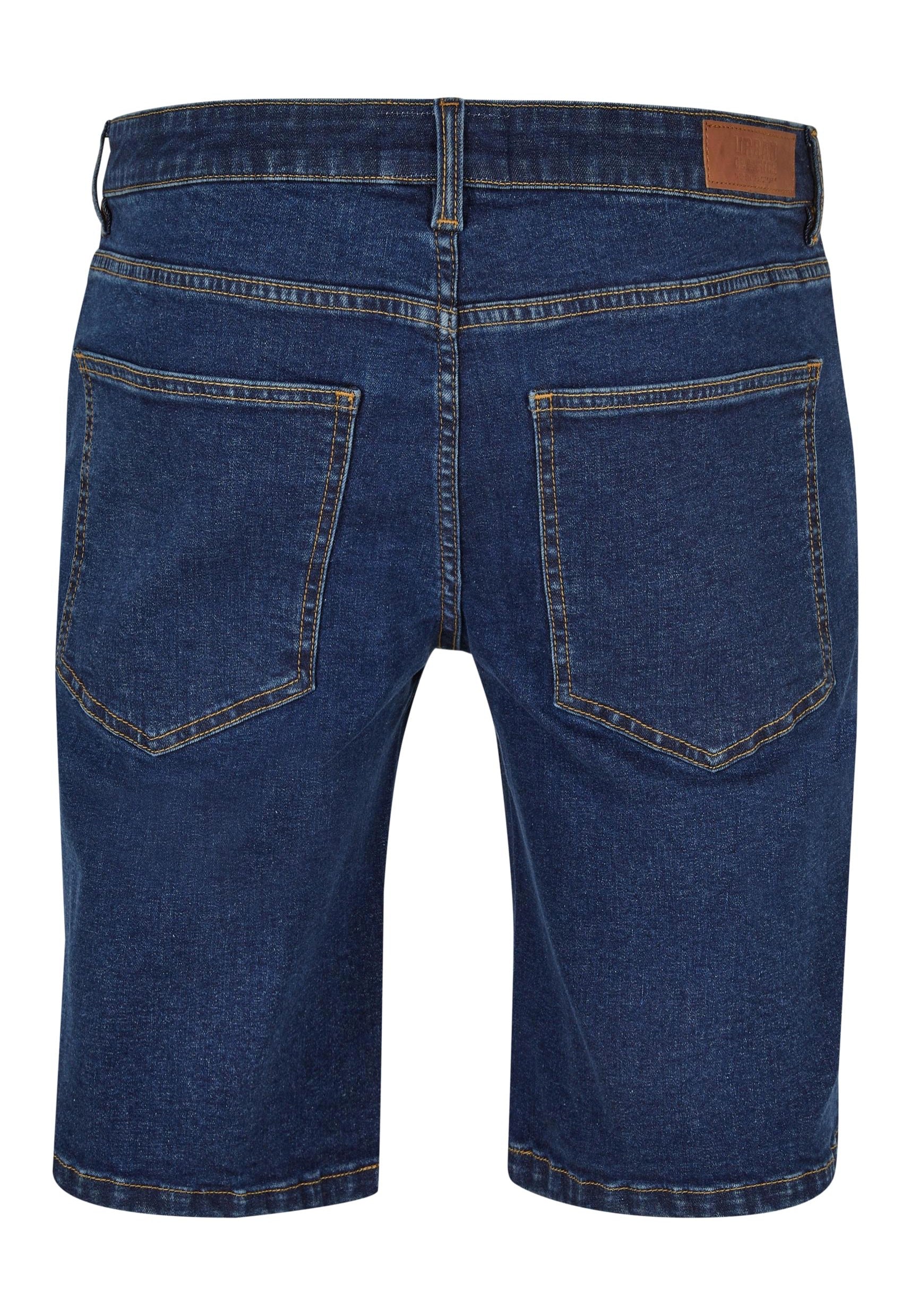 Urban Classics - Relaxed Fit Jeans Mid Indigo Washed - Shorts | Men-Image