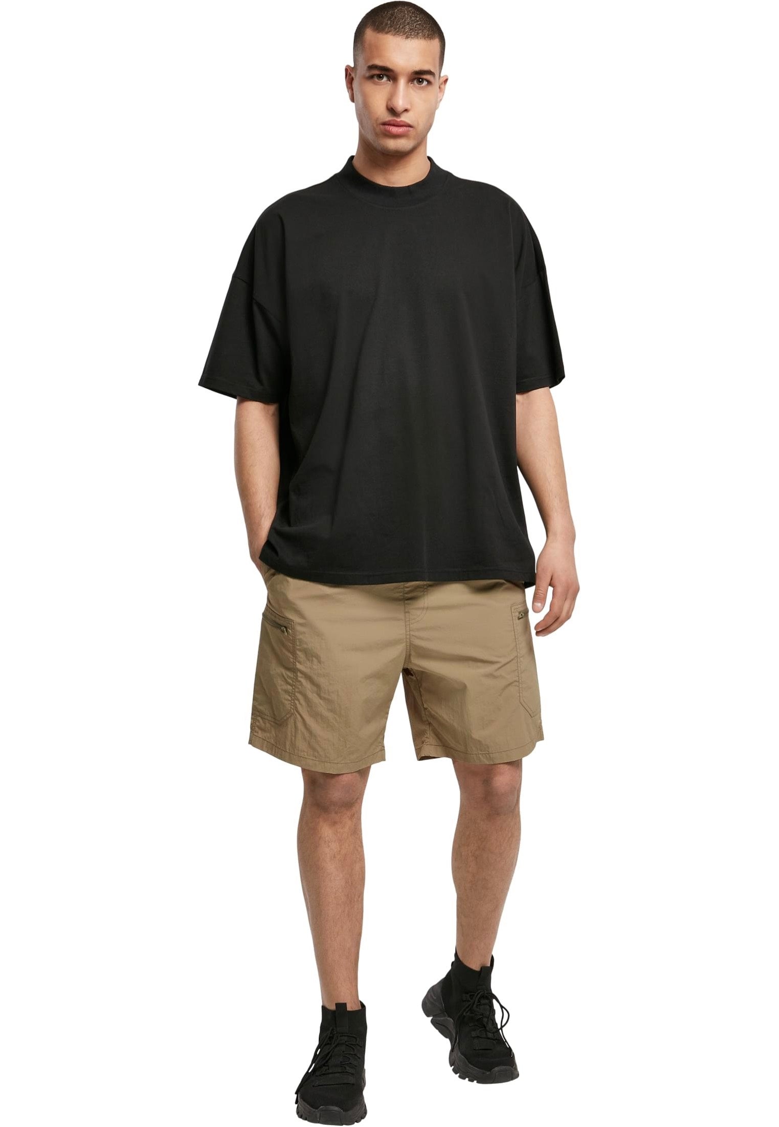 Urban Classics - Adjustable Nylon Khaki - Shorts | Men-Image