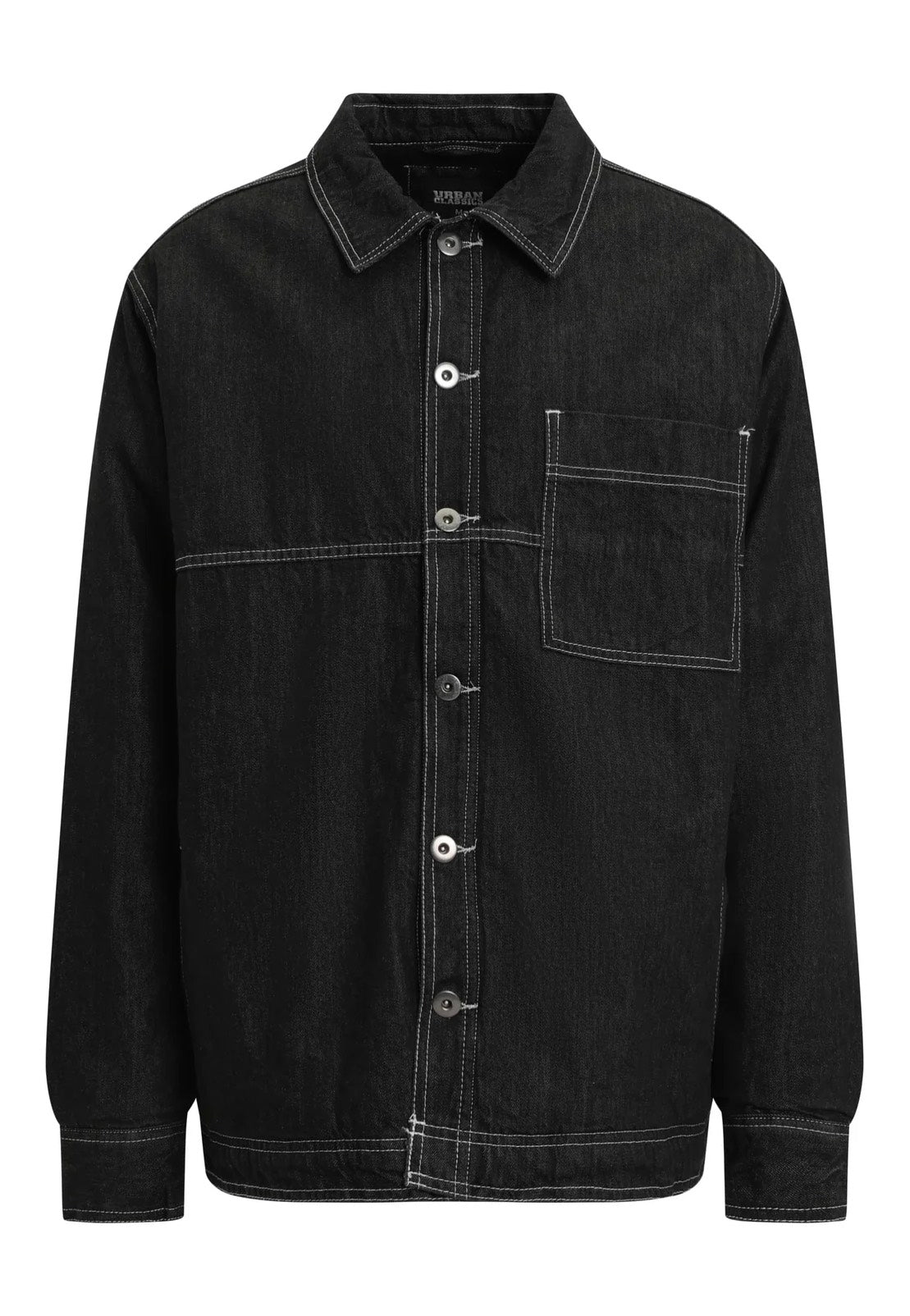 Urban Classics - Oversized Trucker Black Raw - Jacket | Men-Image