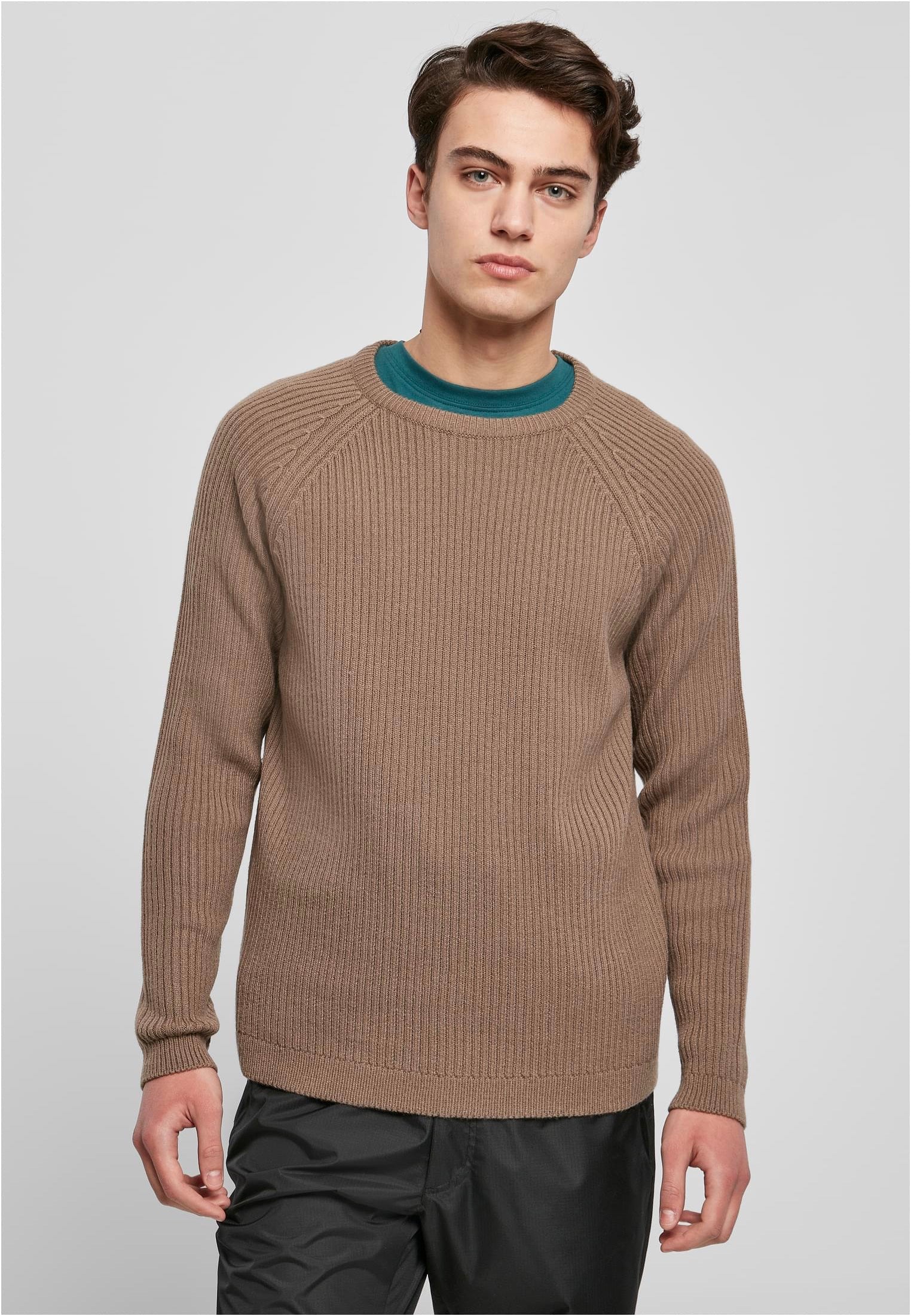 Urban Classics - Ribbed Raglan Dark Khaki - Pullover | Men-Image