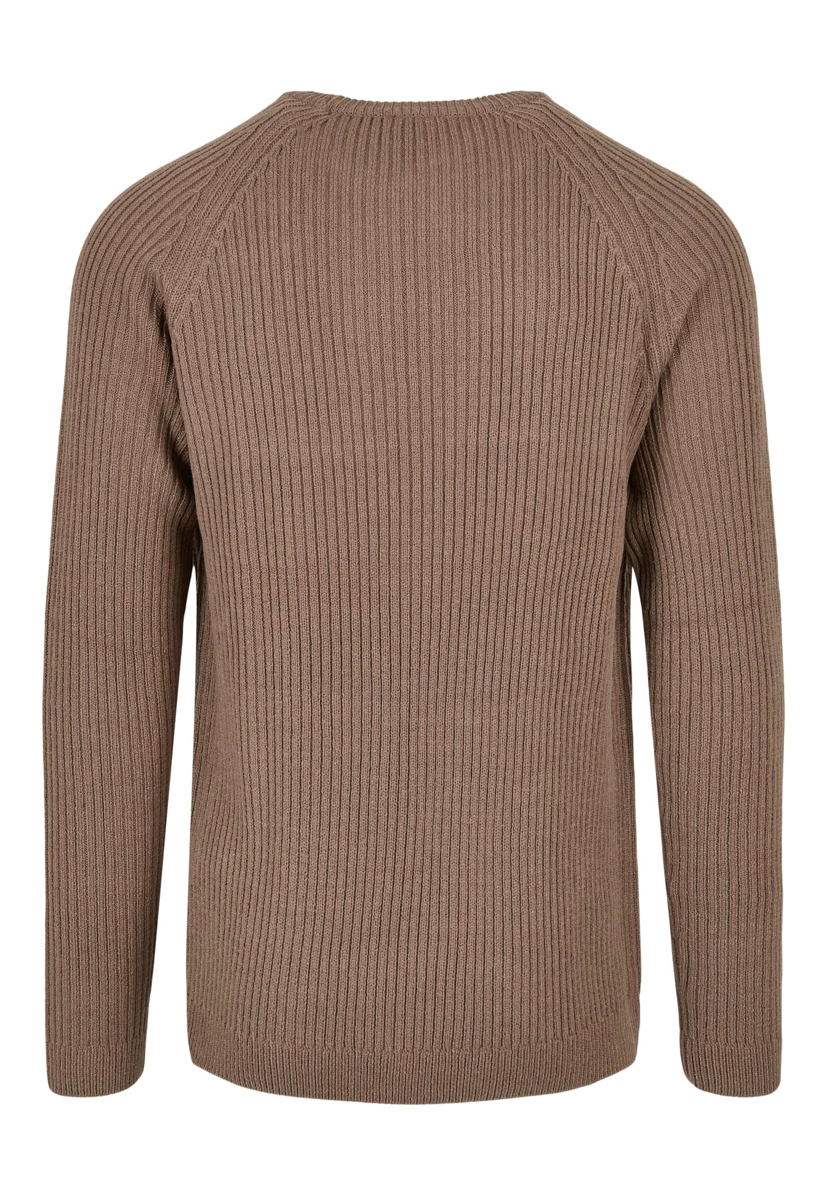 Urban Classics - Ribbed Raglan Dark Khaki - Pullover | Men-Image