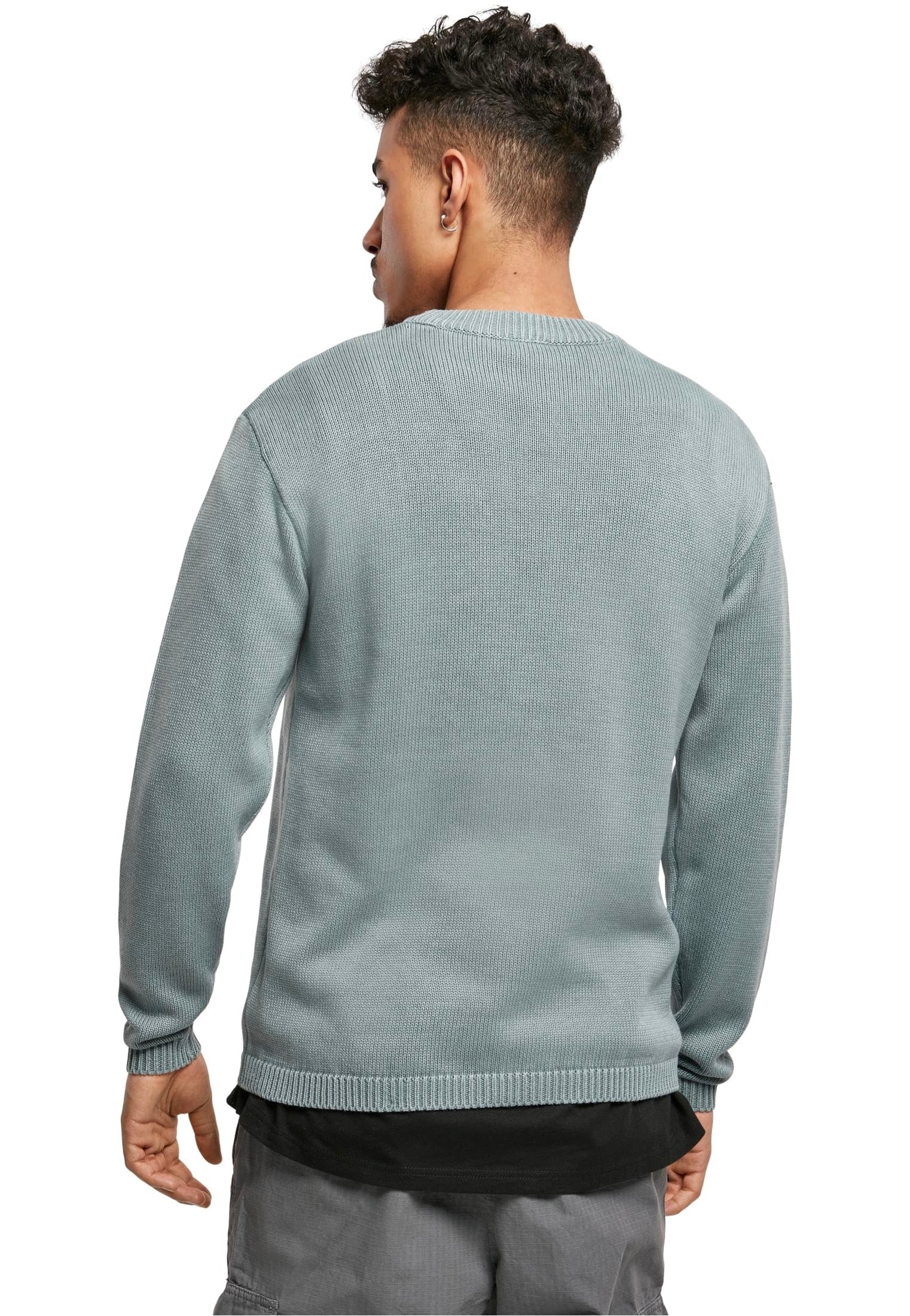 Urban Classics - Washed Dusty Blue - Pullover | Men-Image