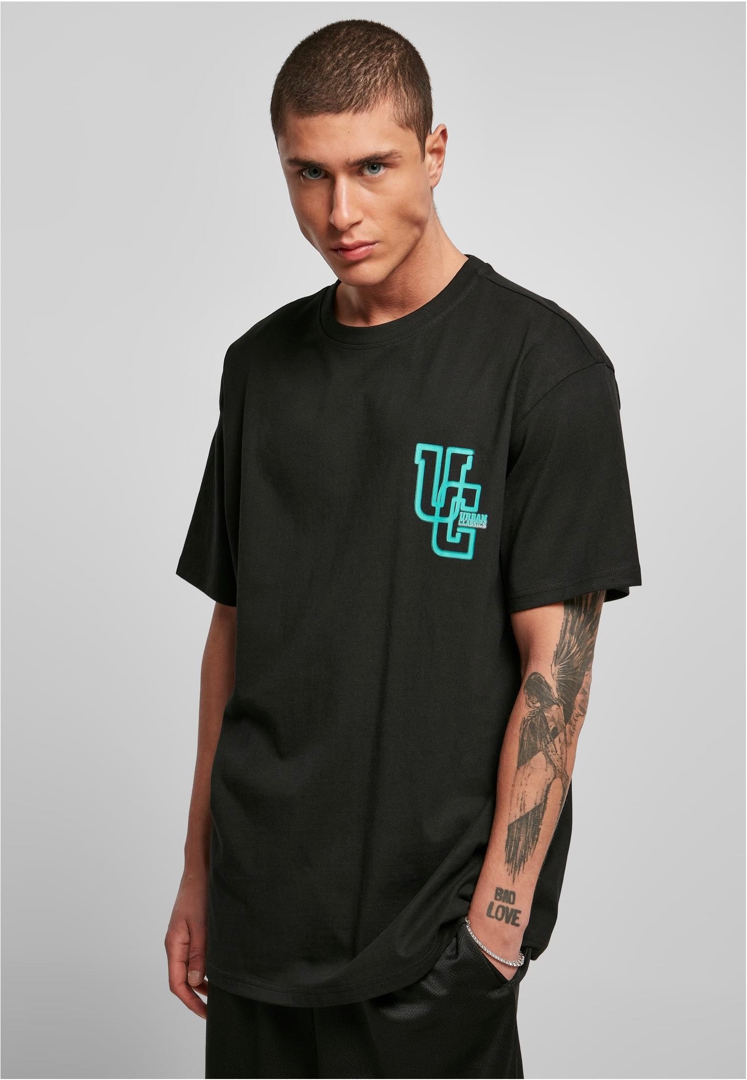 Urban Classics - Glow Logo Black - T-Shirt | Men-Image