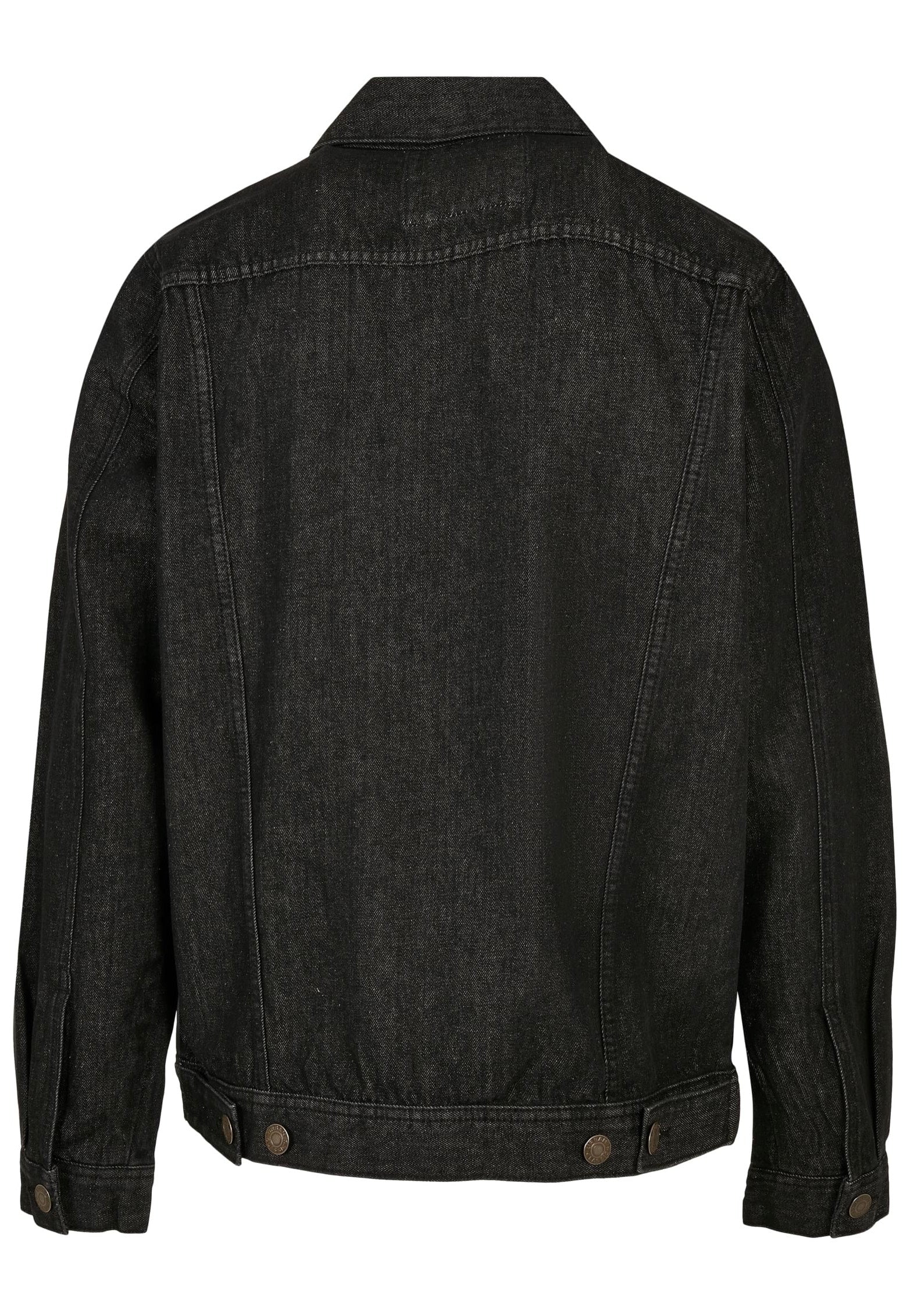 Urban Classics - Organic Basic Denim Black Washed - Jeans Jacket | Men-Image