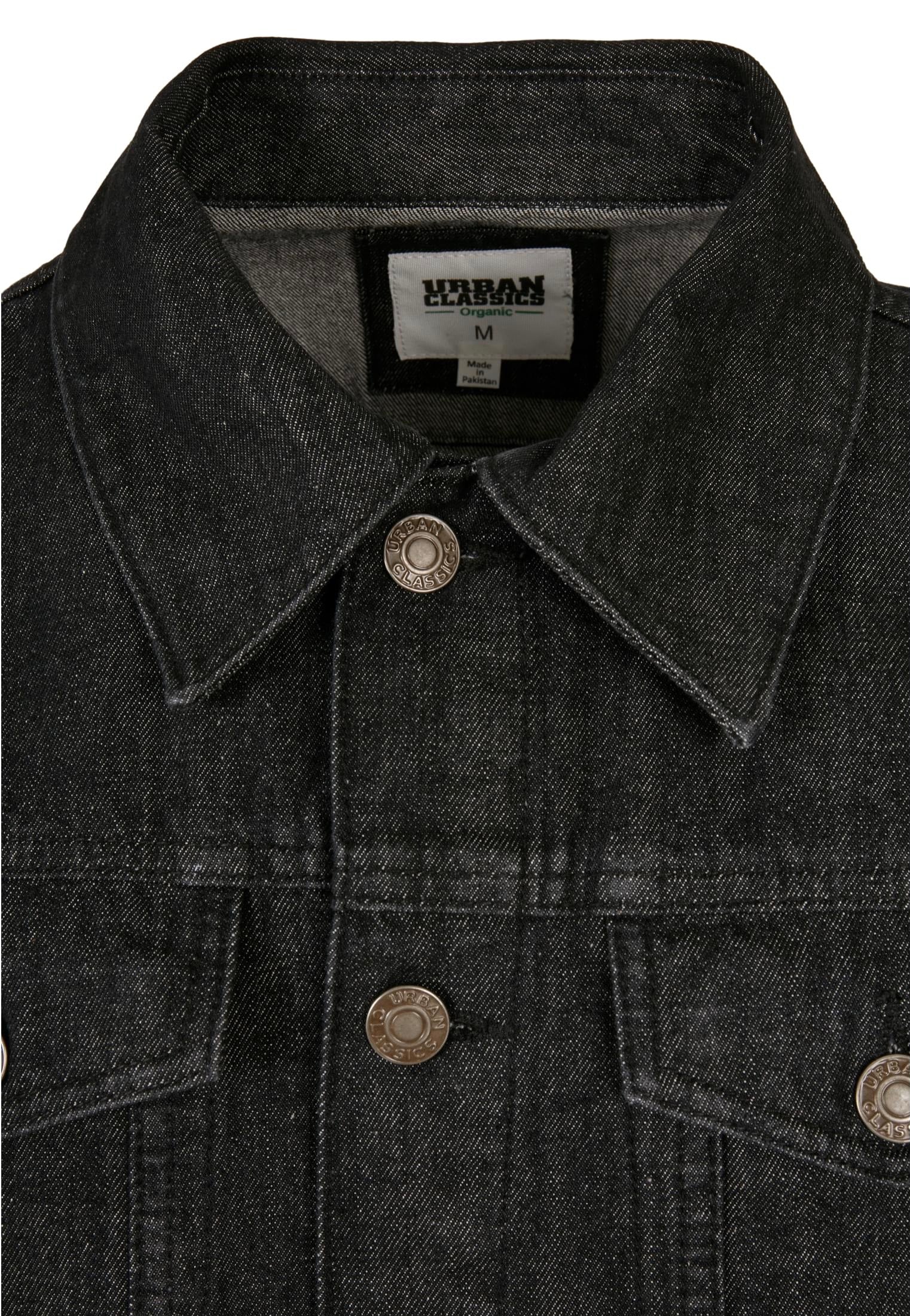 Urban Classics - Organic Basic Denim Black Washed - Jeans Jacket | Men-Image