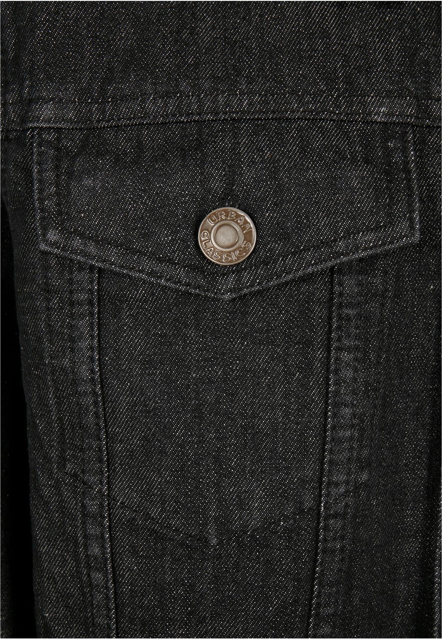 Urban Classics - Organic Basic Denim Black Washed - Jeans Jacket | Men-Image