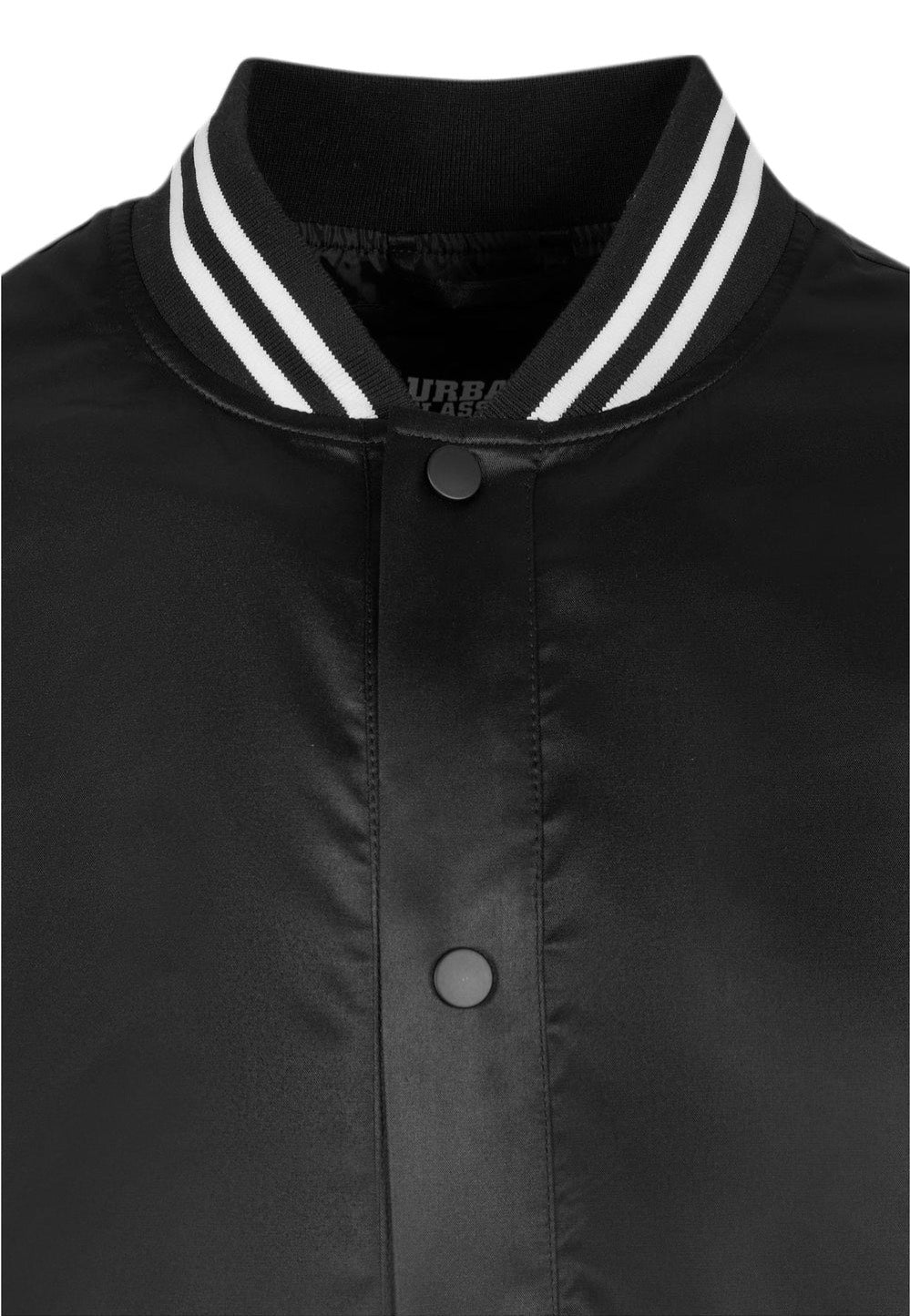 Urban Classics - Satin College Black - College Jacket | Men-Image
