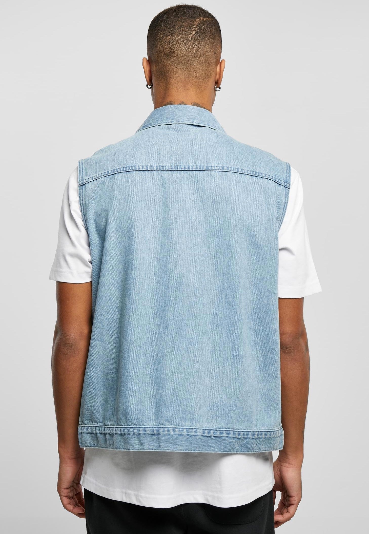 Urban Classics - Denim Lighter Washed - Jeans Vest | Men-Image