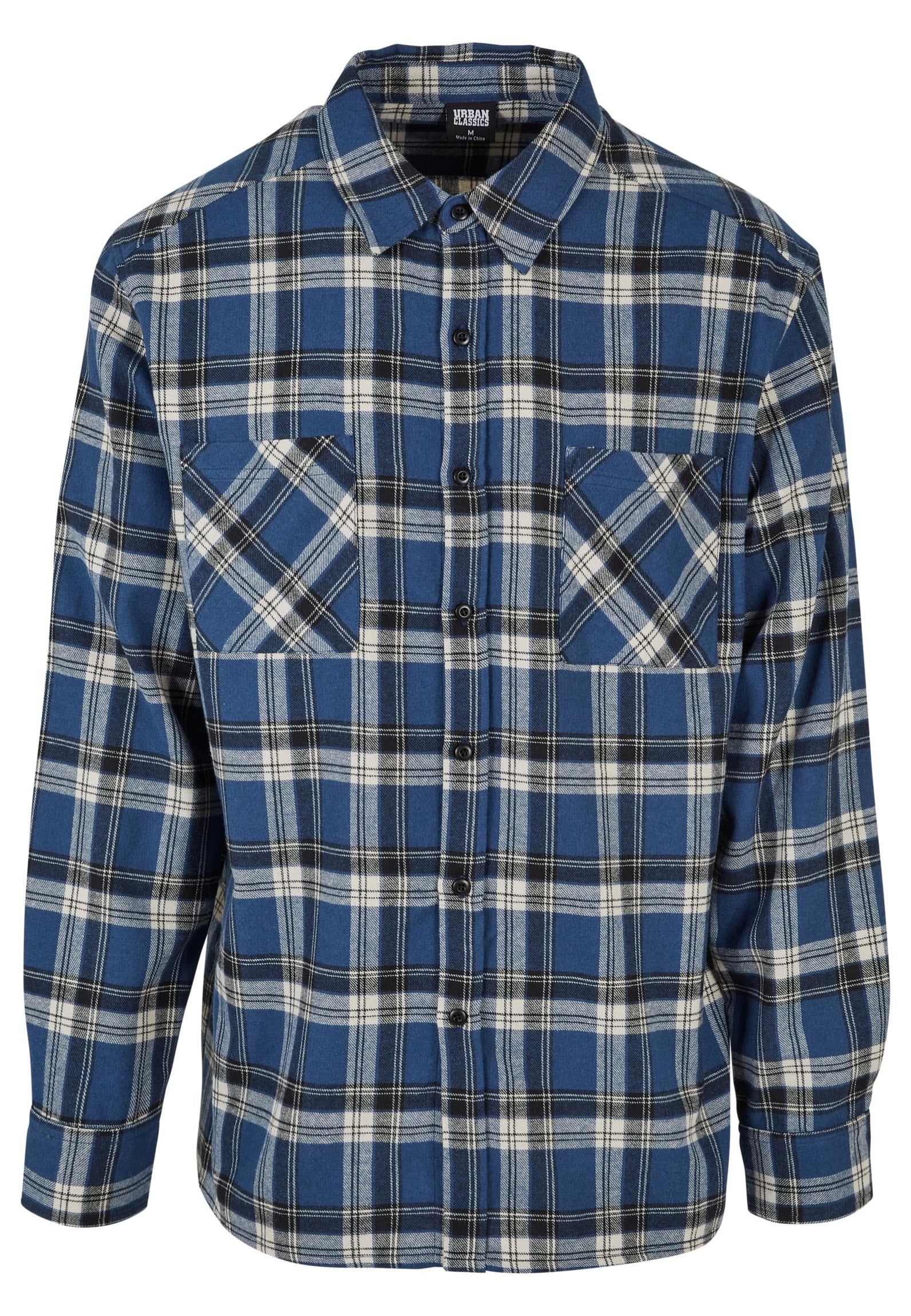 Urban Classics - Lake Check Darkblue/Whitesand - Shirt | Men-Image