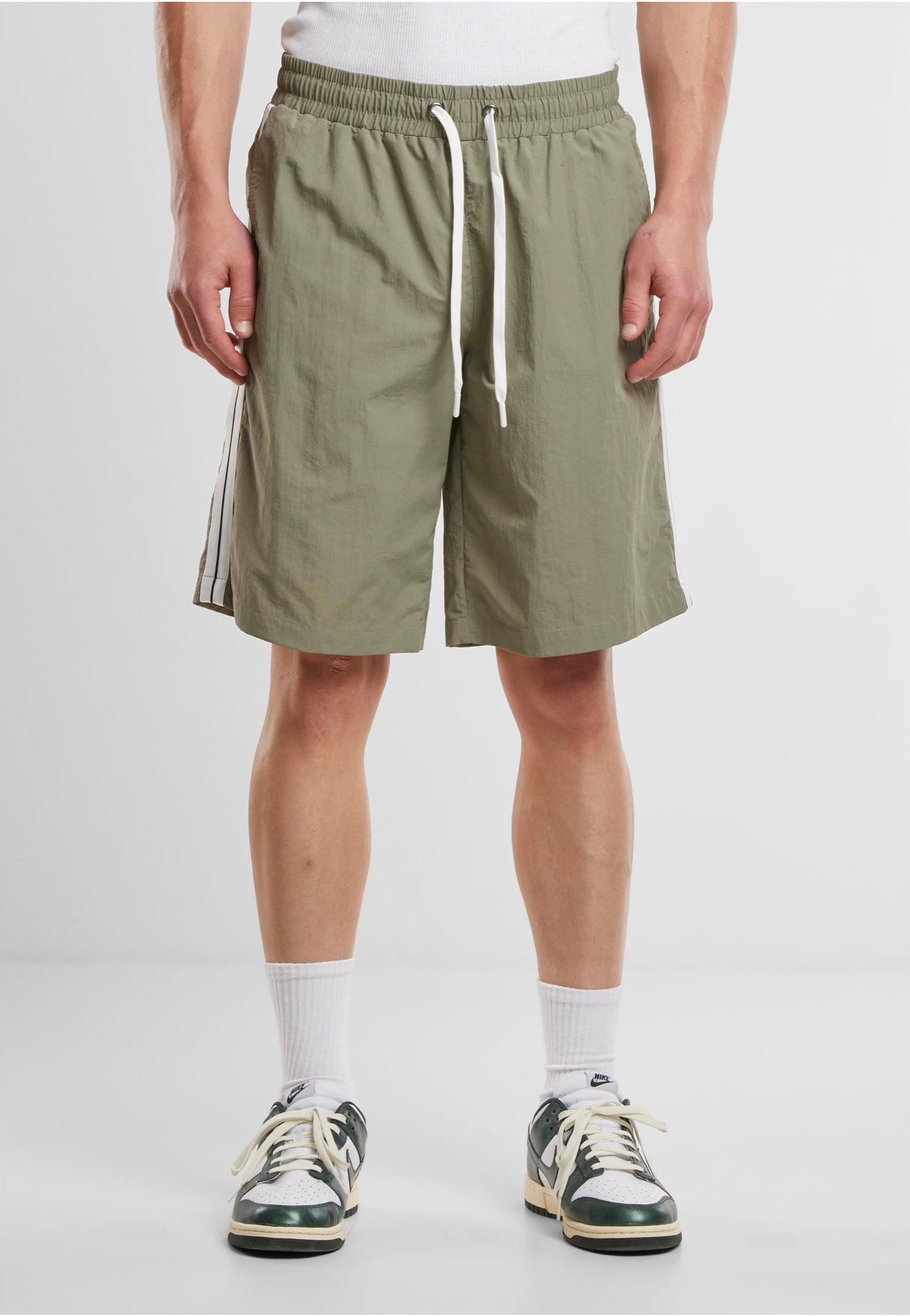 Urban Classics - Patched Stripe Paleolive - Board Shorts | Men-Image