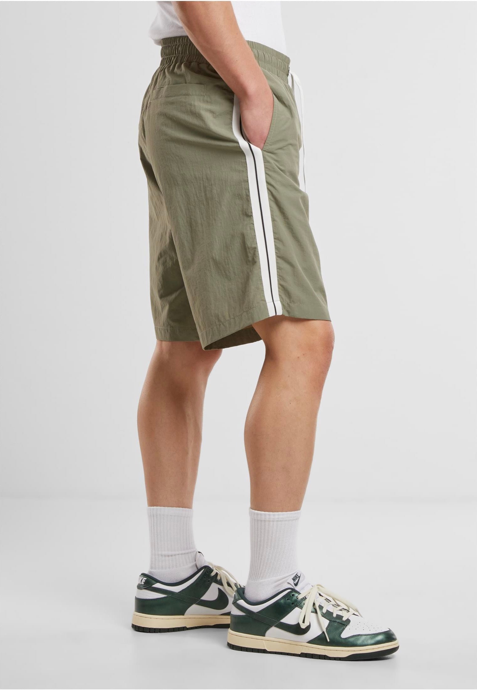 Urban Classics - Patched Stripe Paleolive - Board Shorts | Men-Image