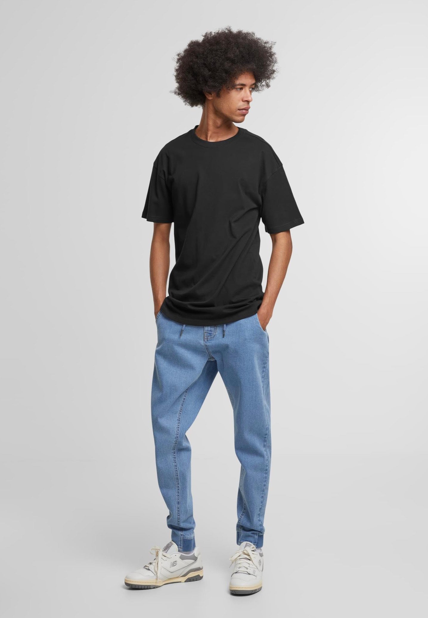 Urban Classics - Antifit Denim New Light Blue Washed - Jeans | Men-Image