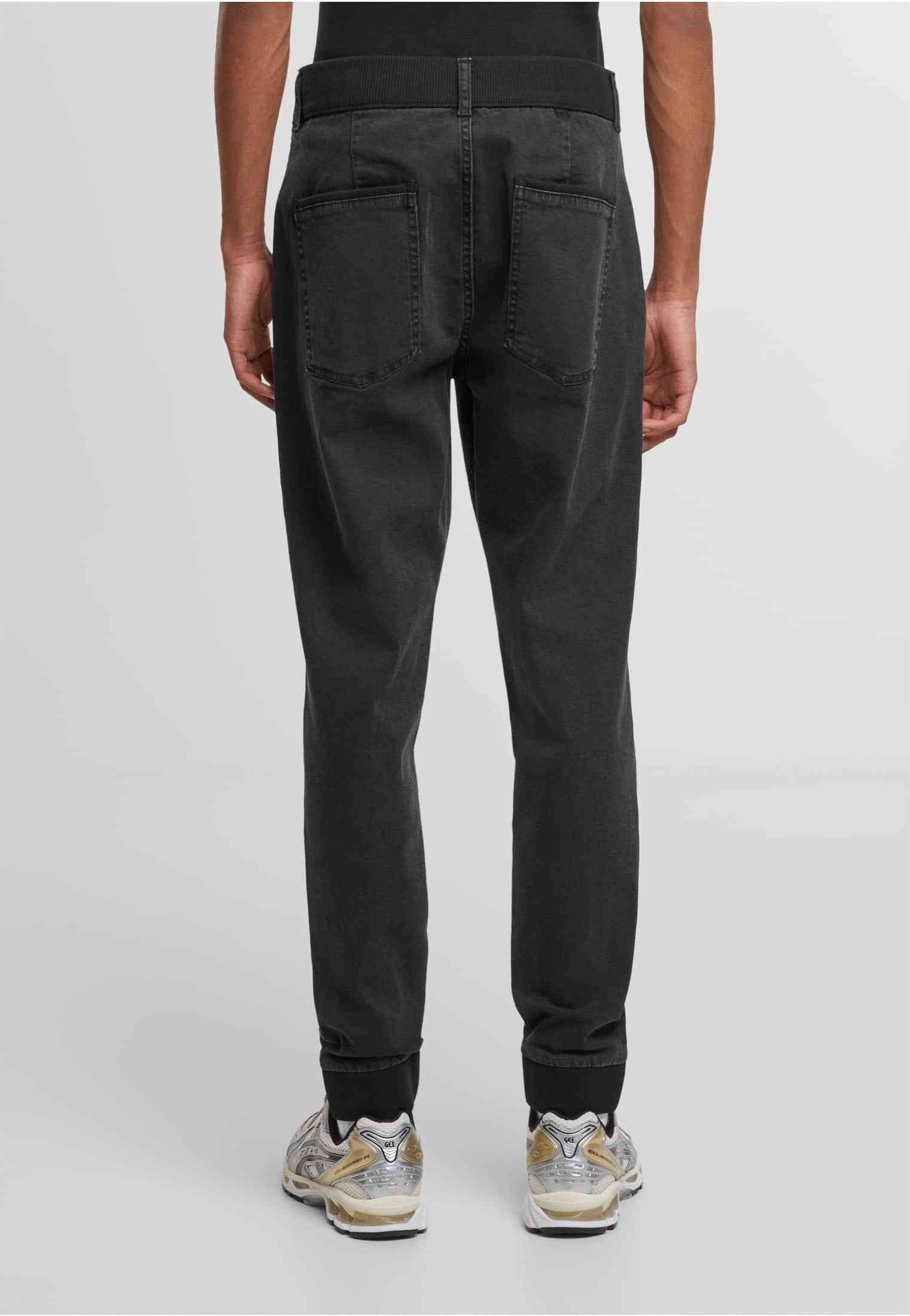 Urban Classics - Antifit Denim Black Washed - Jeans | Men-Image