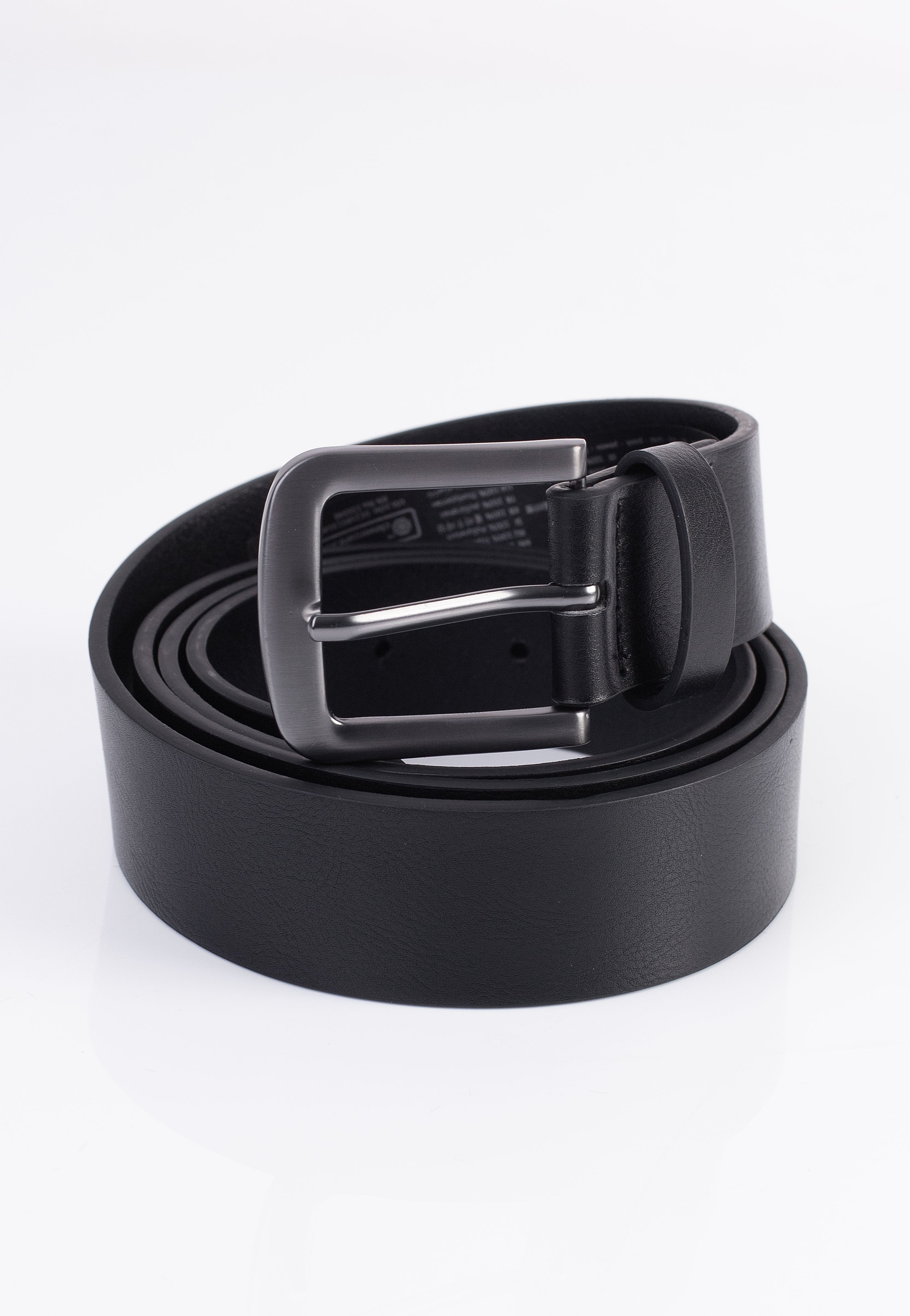 Urban Classics - Easy Synthetic Leather Black/Silver - Belt | Neutral-Image