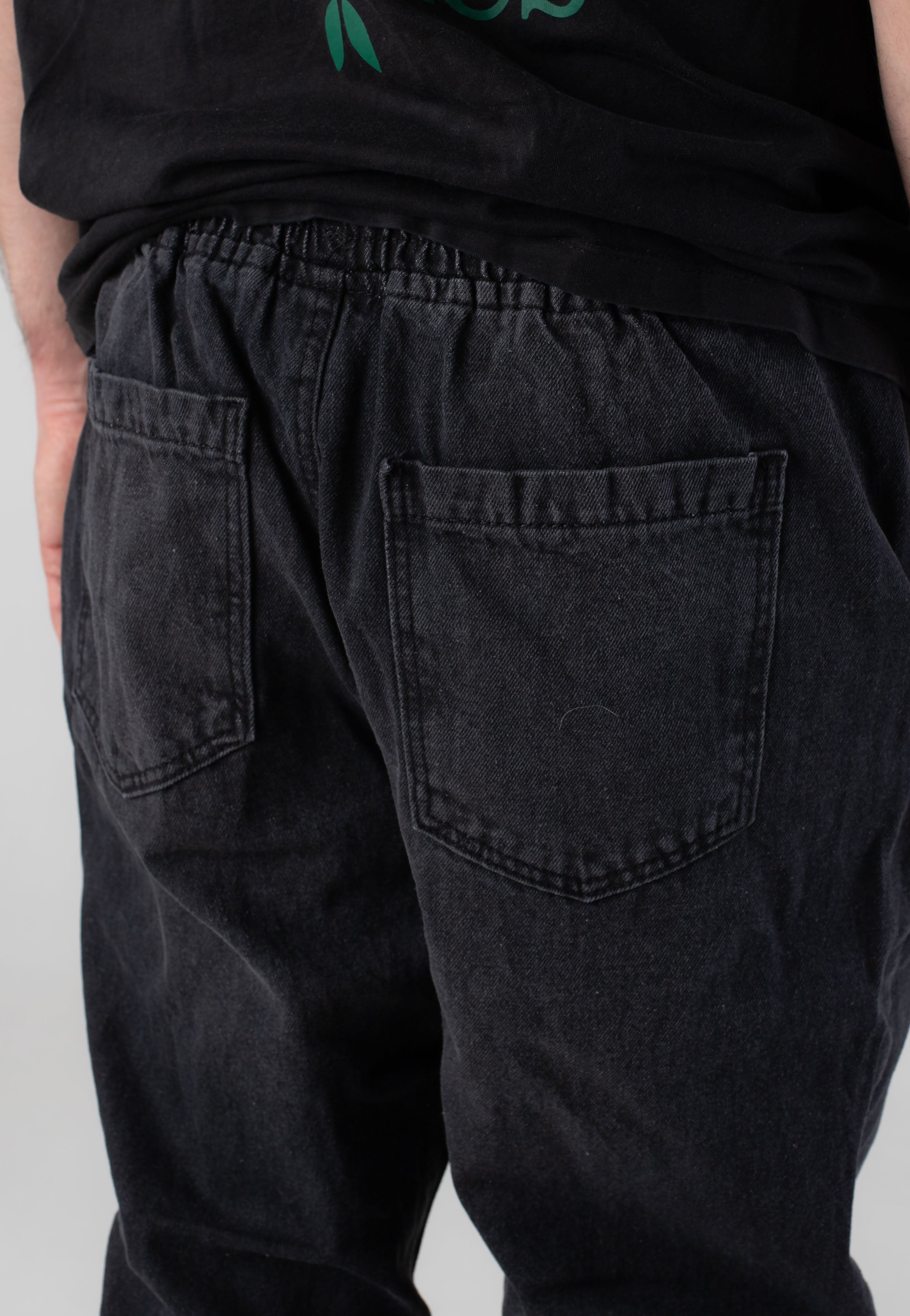 Urban Classics - Jogg Denim Black Washed - Pants | Men-Image