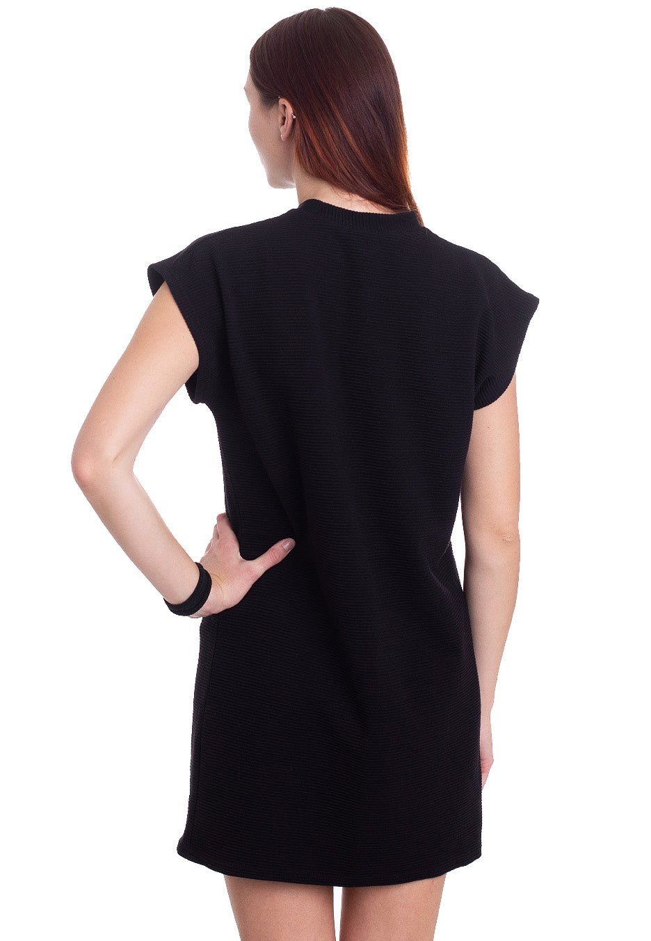 Urban Classics - Naps Terry Extended Shoulder Black - Dress | Women-Image