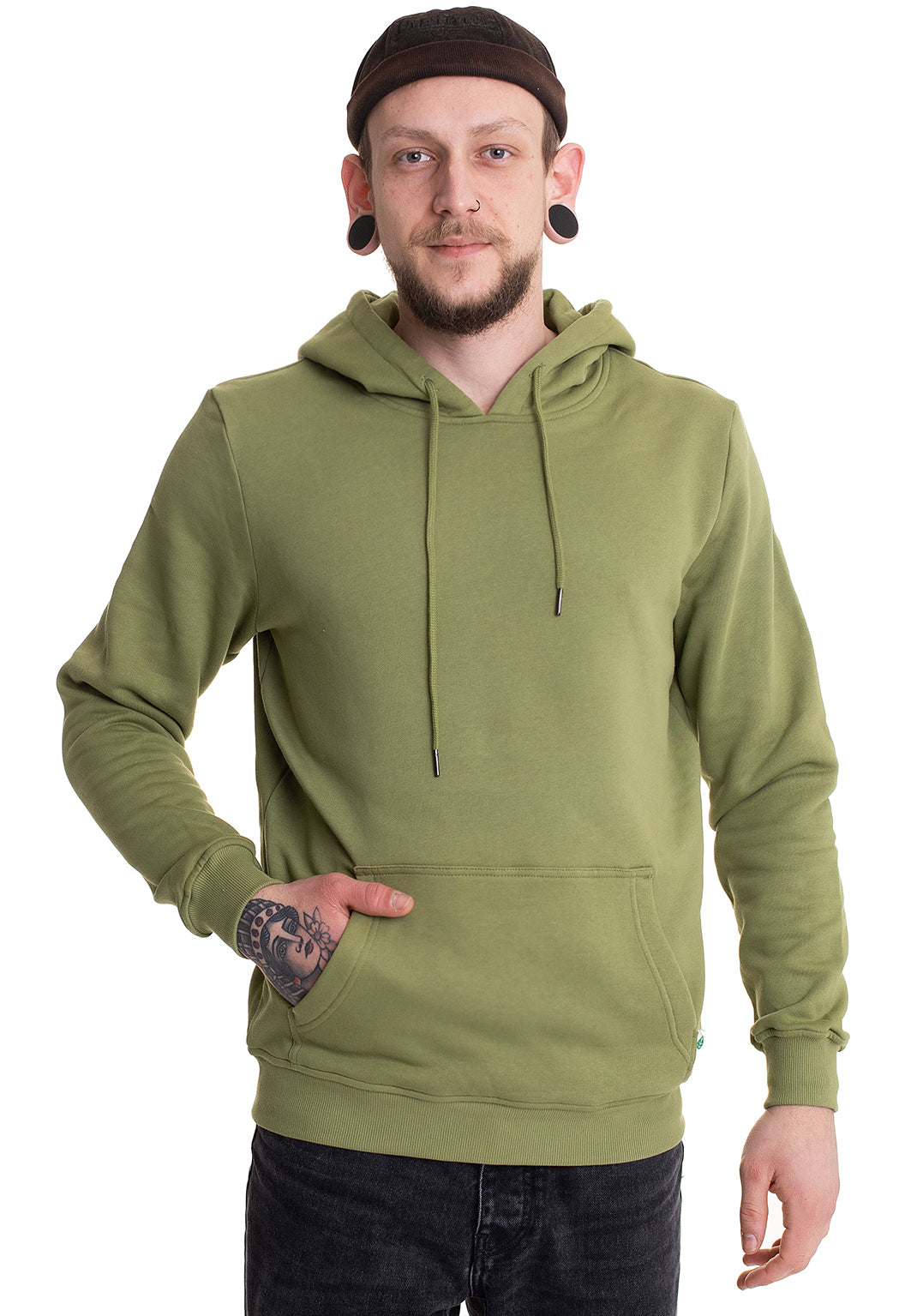 Urban Classics - Organic Basic Newolive - Hoodie | Men-Image